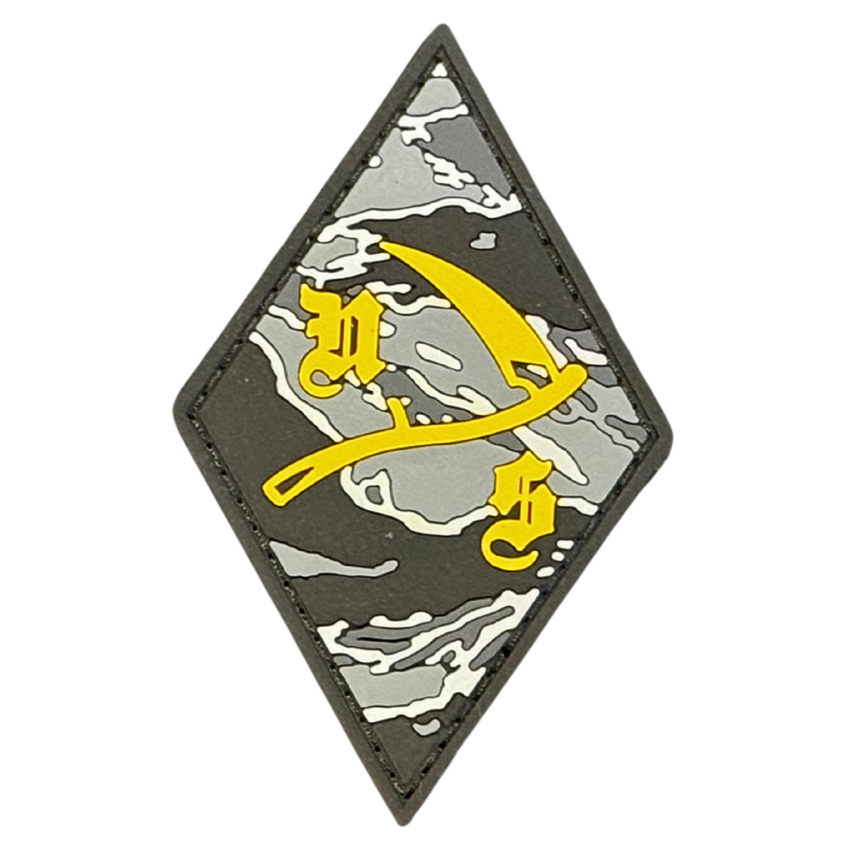 ПВХ патч «Tiger stripe Scythe PVC» grey
