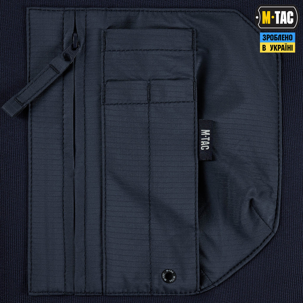 M-Tac світшот Nylon Pocket Cotton Hard Indigo Blue