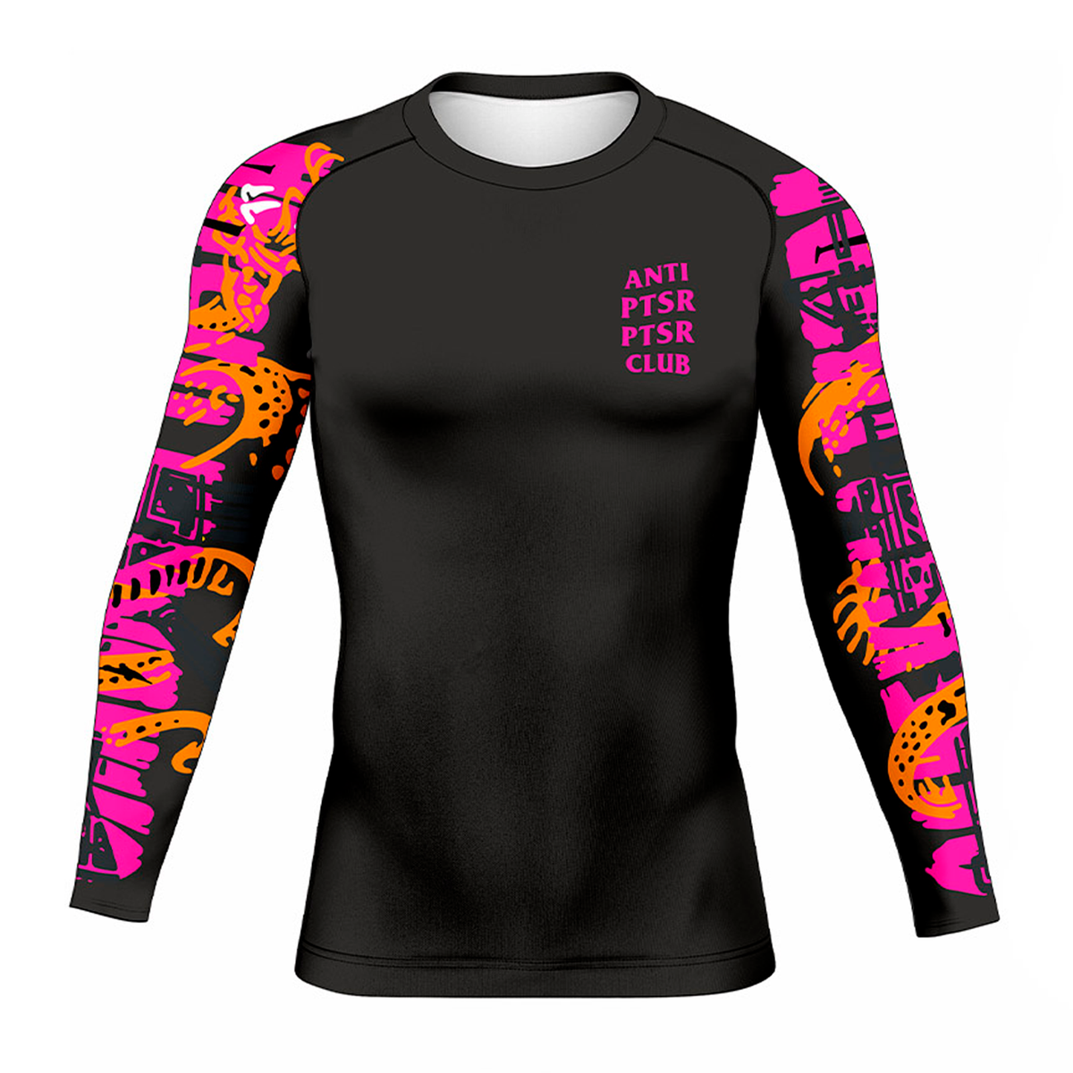 Рашгард FROG ANTI PTSR PTSR CLUB Black-Pink