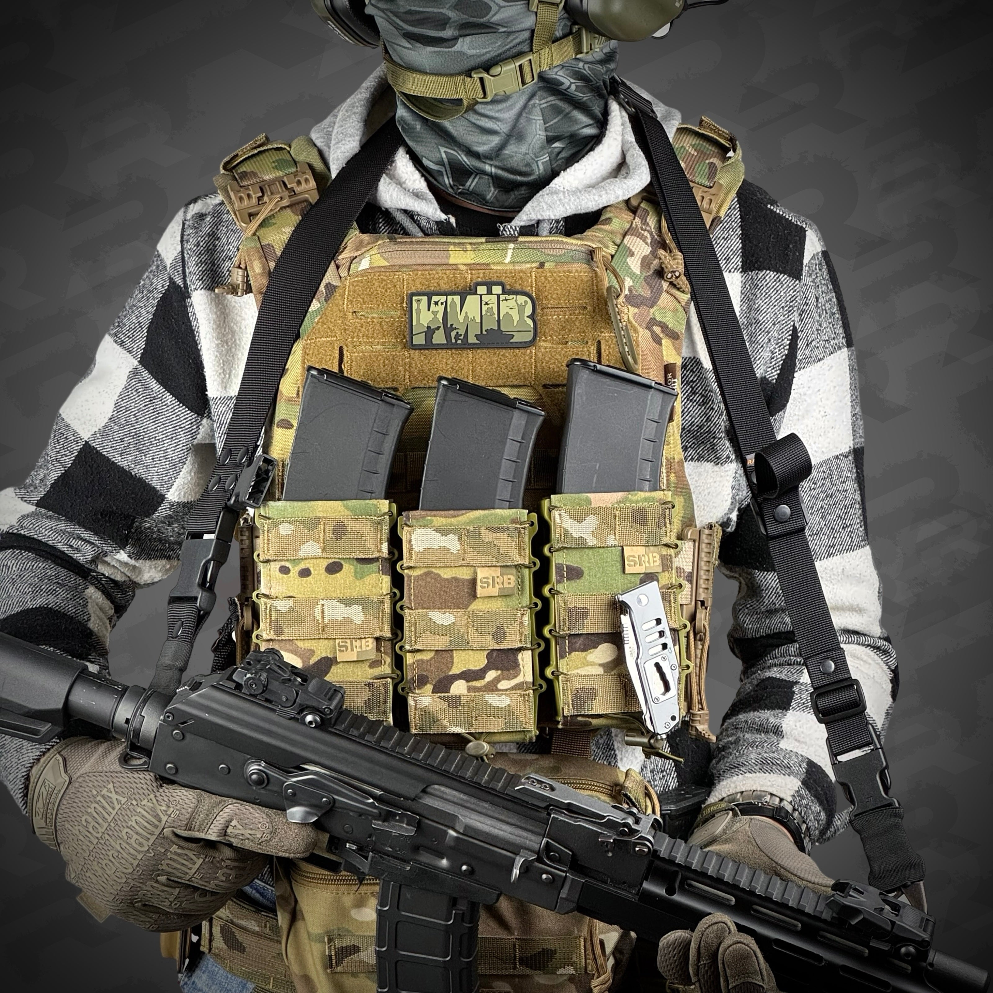 Ремінь збройовий одно/двоточковий RAGNAROK "ODIN" Gen.II carbine Чорний