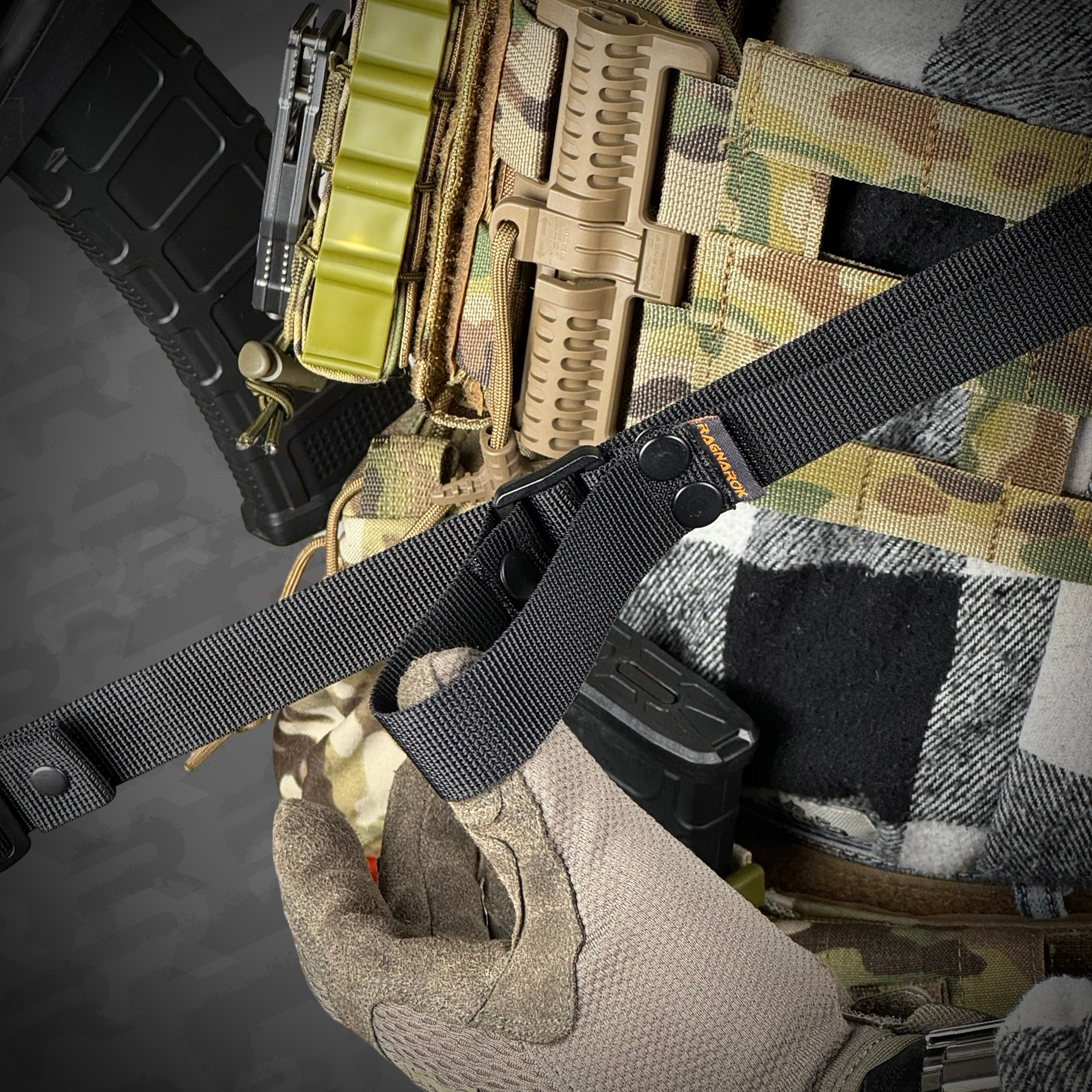 Ремінь збройовий одно/двоточковий RAGNAROK "ODIN" Gen.II sling Чорний