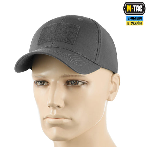 M-Tac бейсболка тактична Elite Flex ріп-стоп Wolf Grey