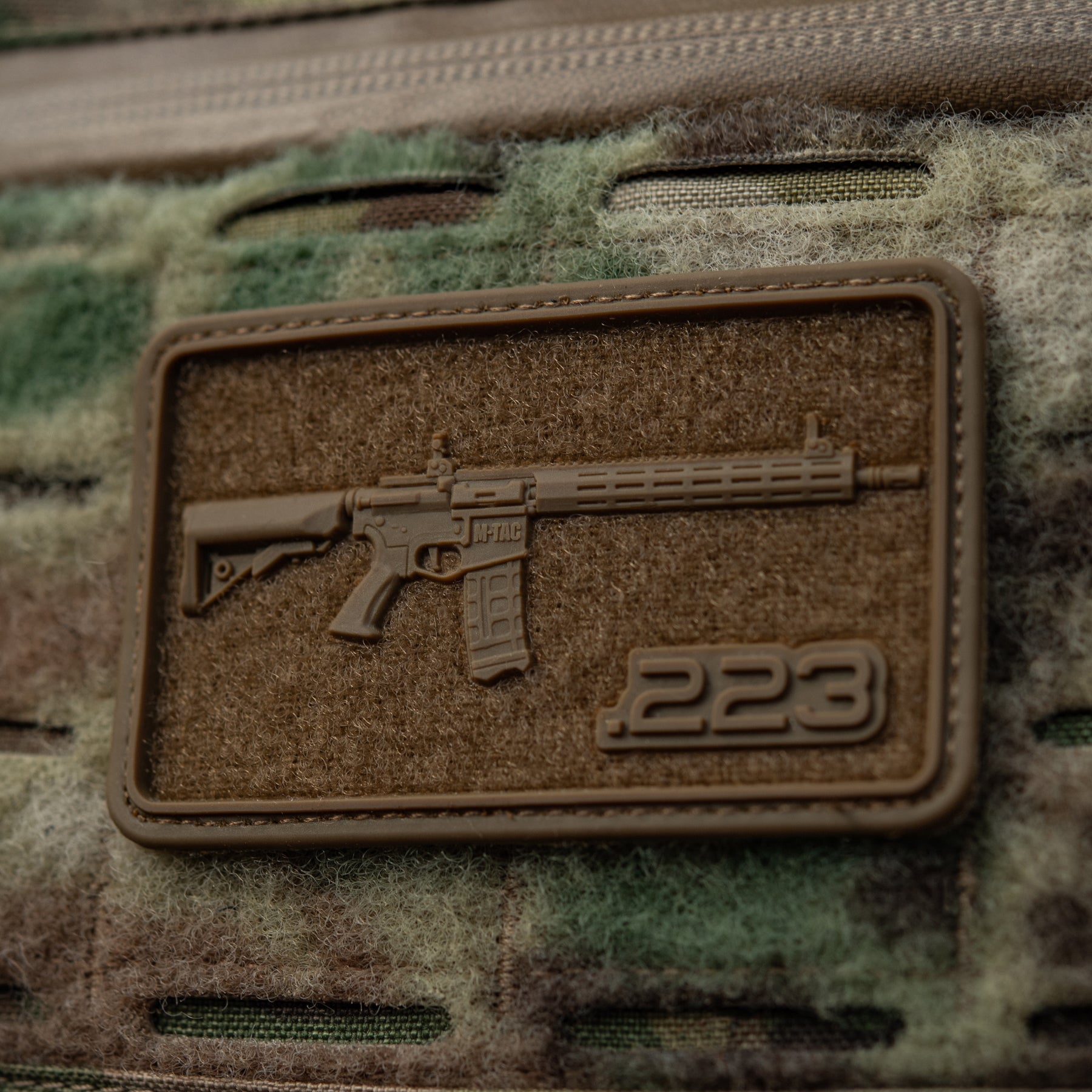 M-Tac нашивка AR-15 Velcro/PVC Coyote