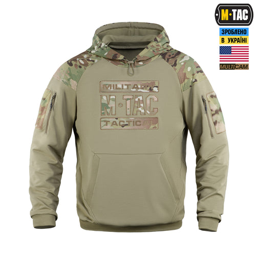 M-Tac кофта Hoodie Combat Multicam/Tan