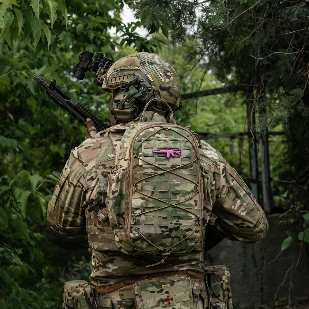 M-Tac нашивка M4A1 3D PVC Pink