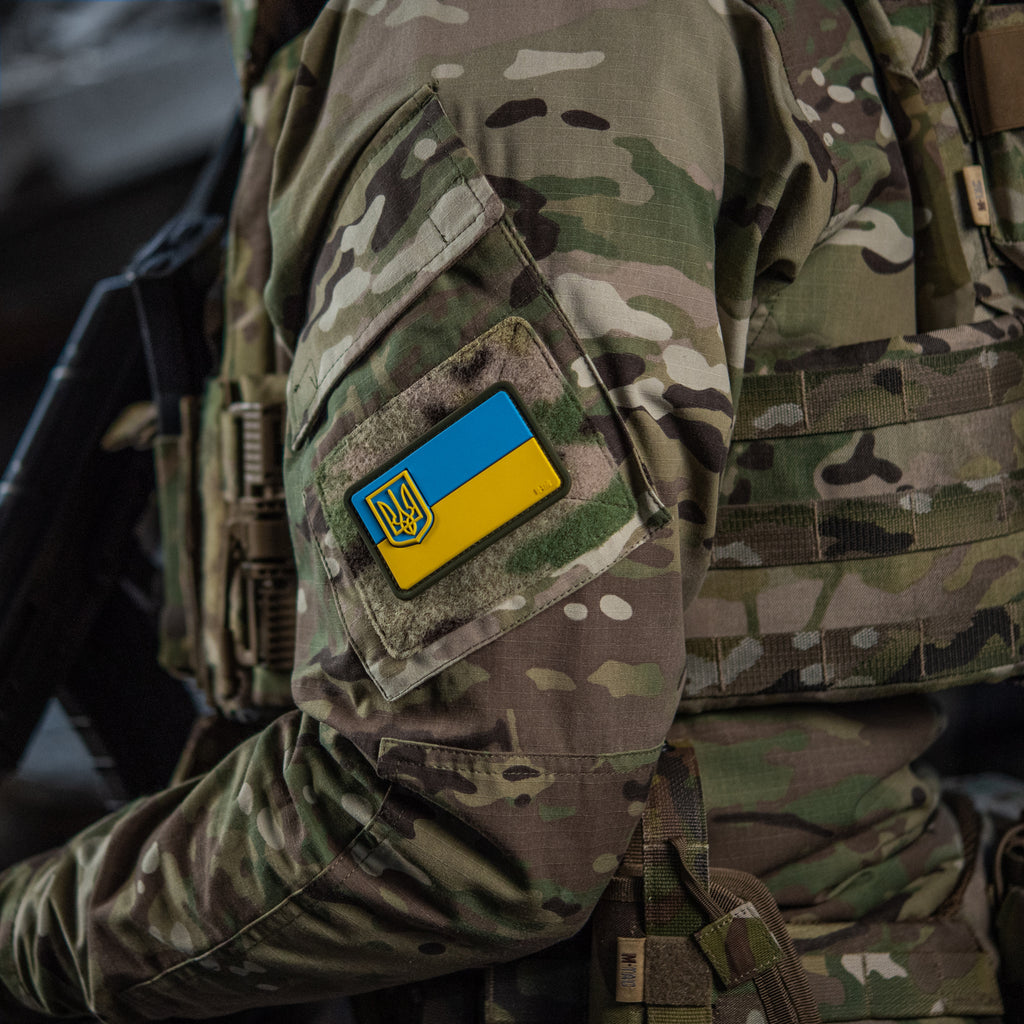 M-Tac нашивка прапор України з гербом PVC