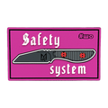Пвх патч «Safety System pink»
