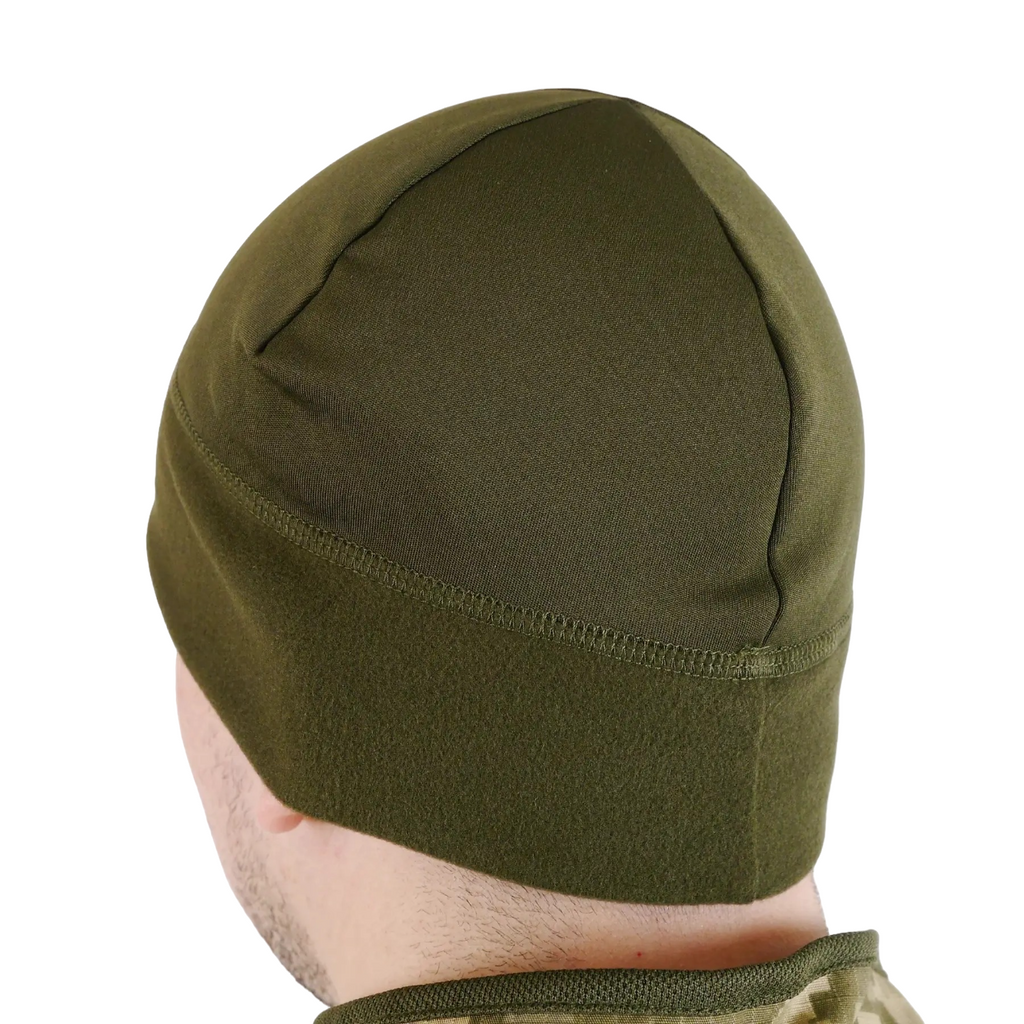 Шапка олива Polartec