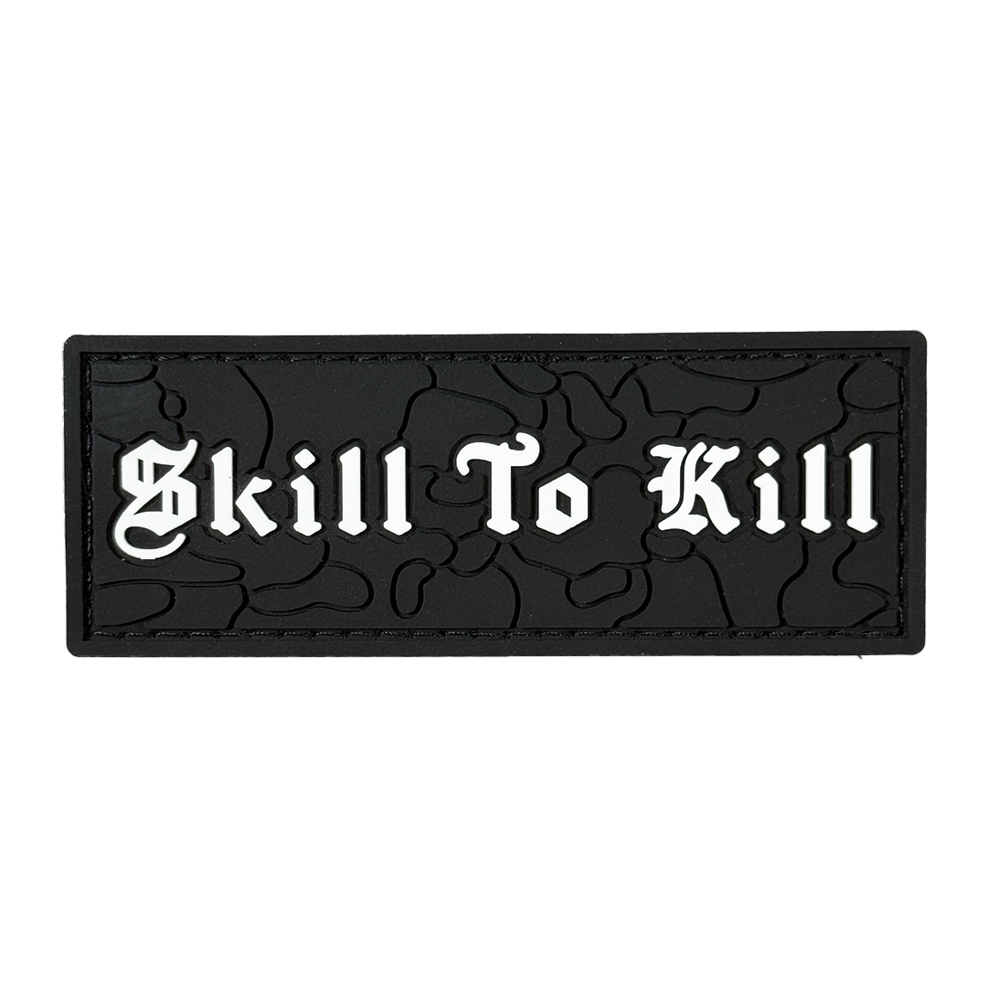 Патч пвх SKILL TO KILL mini Black