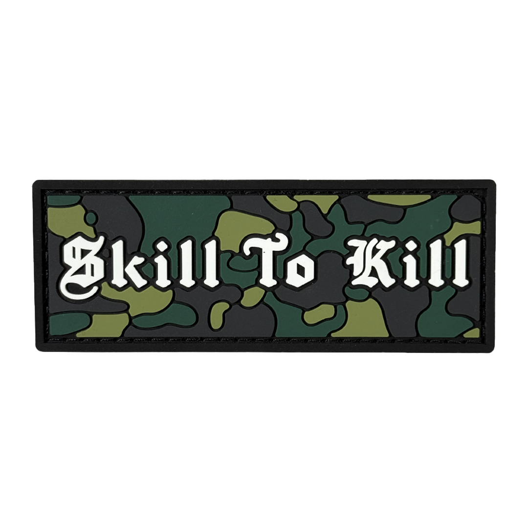 Патч пвх SKILL TO KILL mini Camo