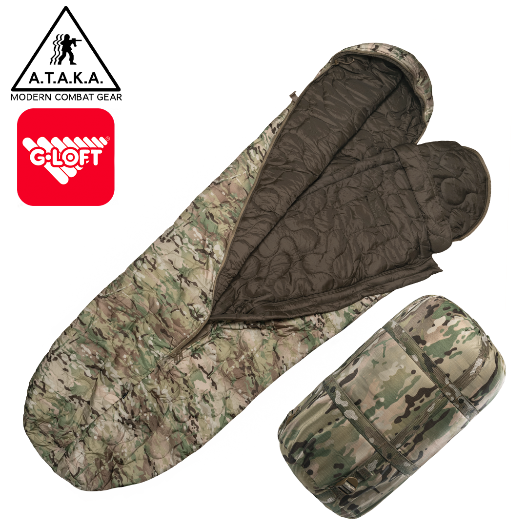 Зимовий спальний мішок CSS PRO G-LOFT Multicam Usa