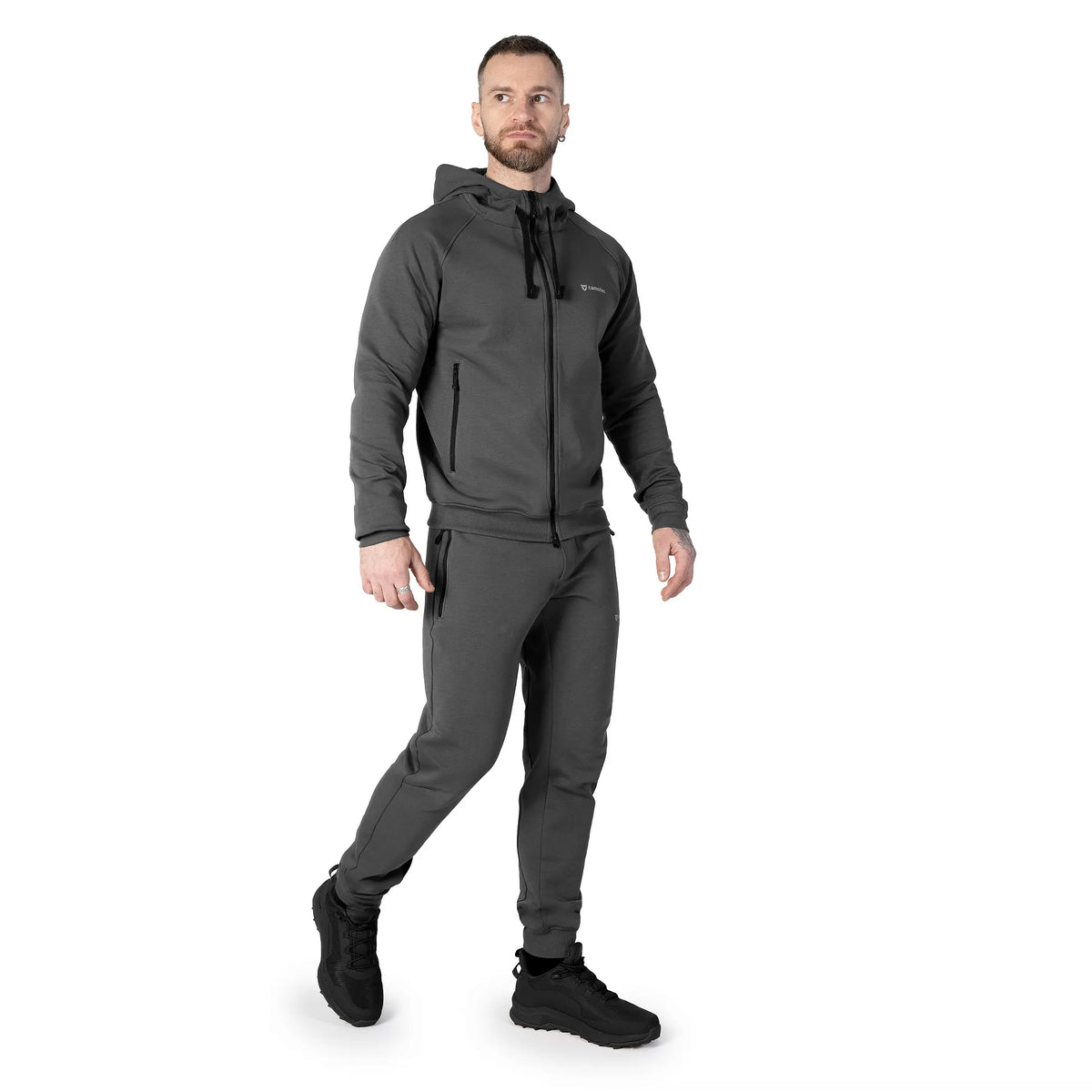 Спортивна кофта FitPro Zip Графіт