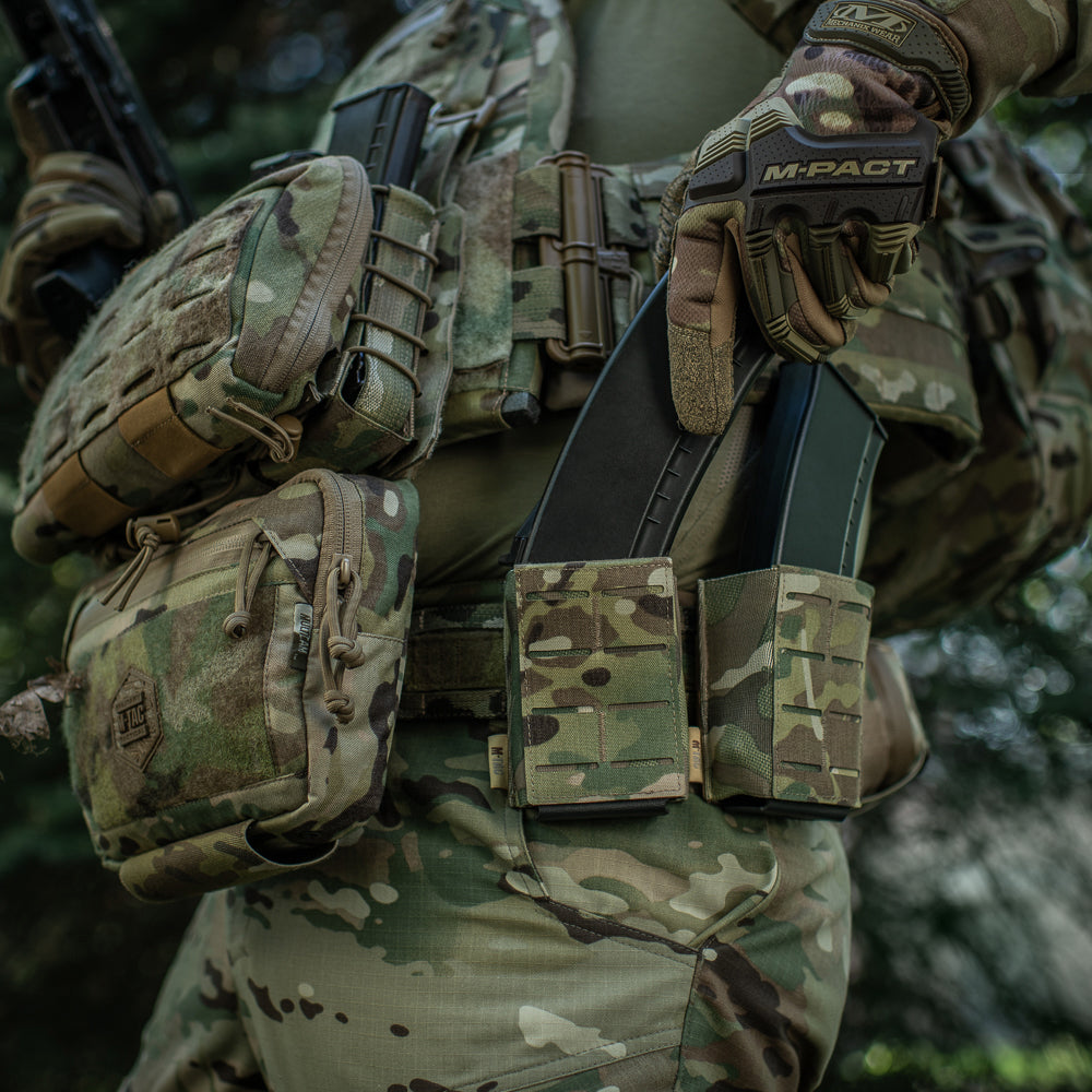 M-Tac підсумок для магазина на гумці (10 см) Laser Cut Multicam