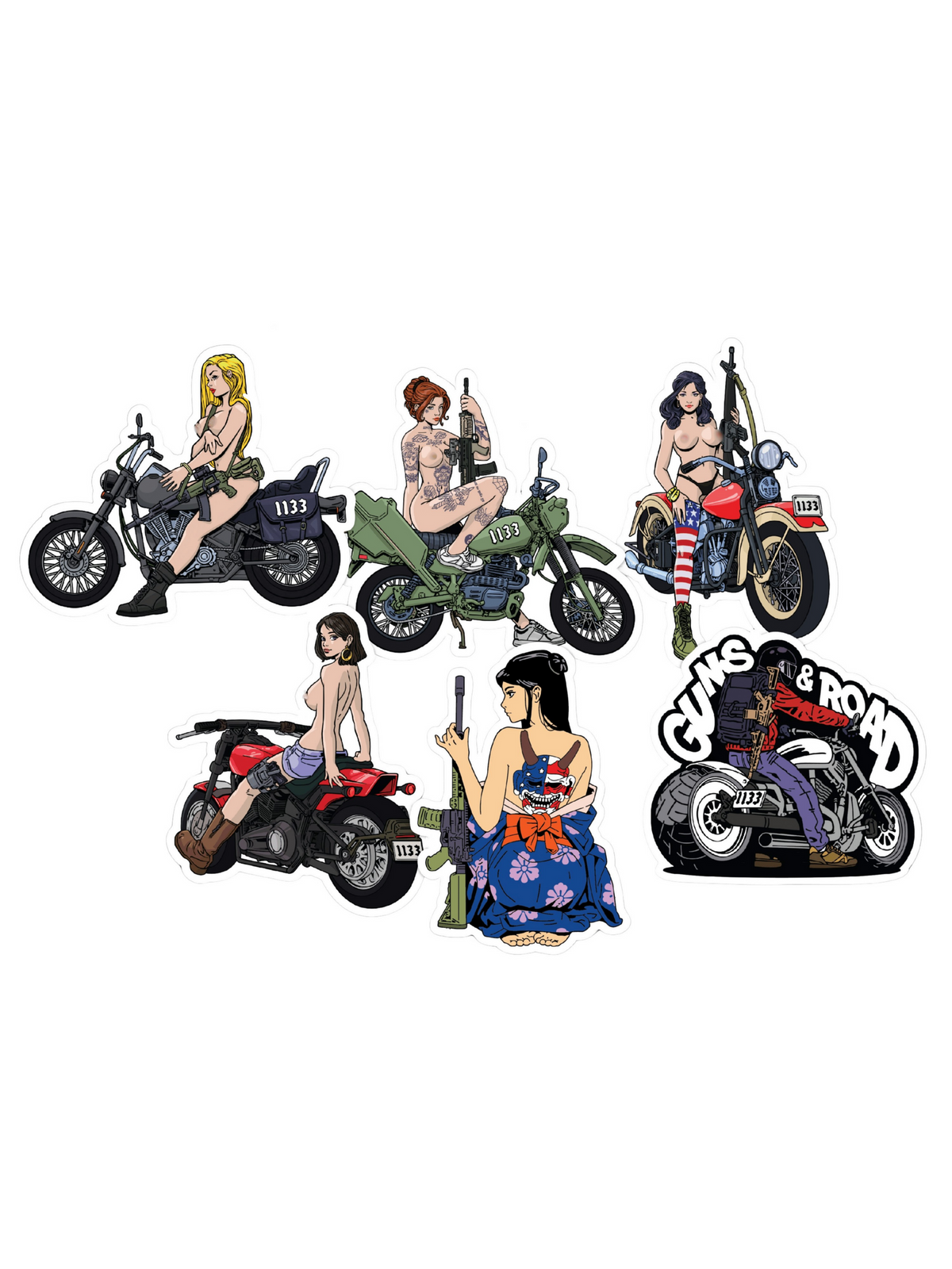 Стікерпак "1133 GIRLS&ROAD"