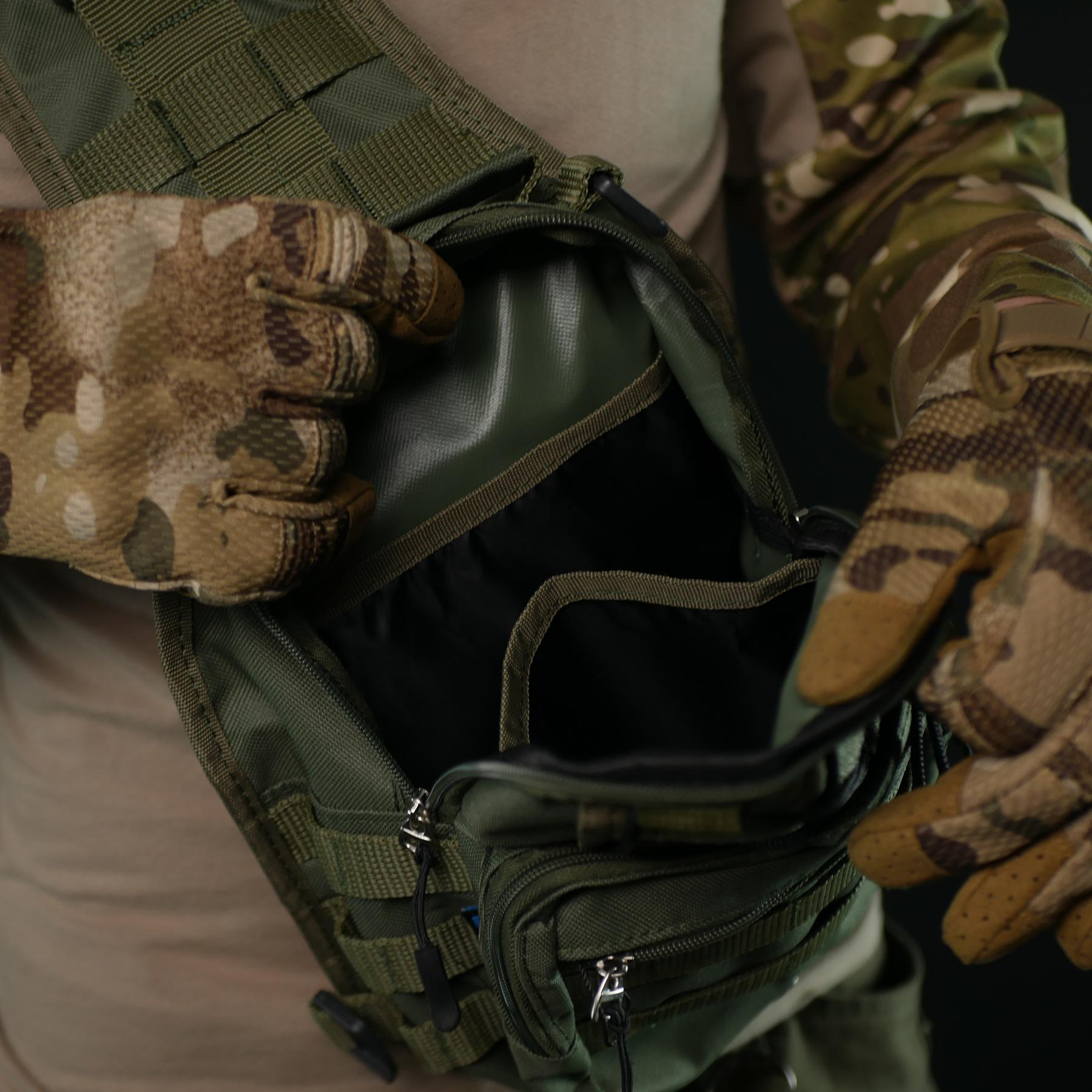 Сумка через плече — Мультикам з MOLLE-системою