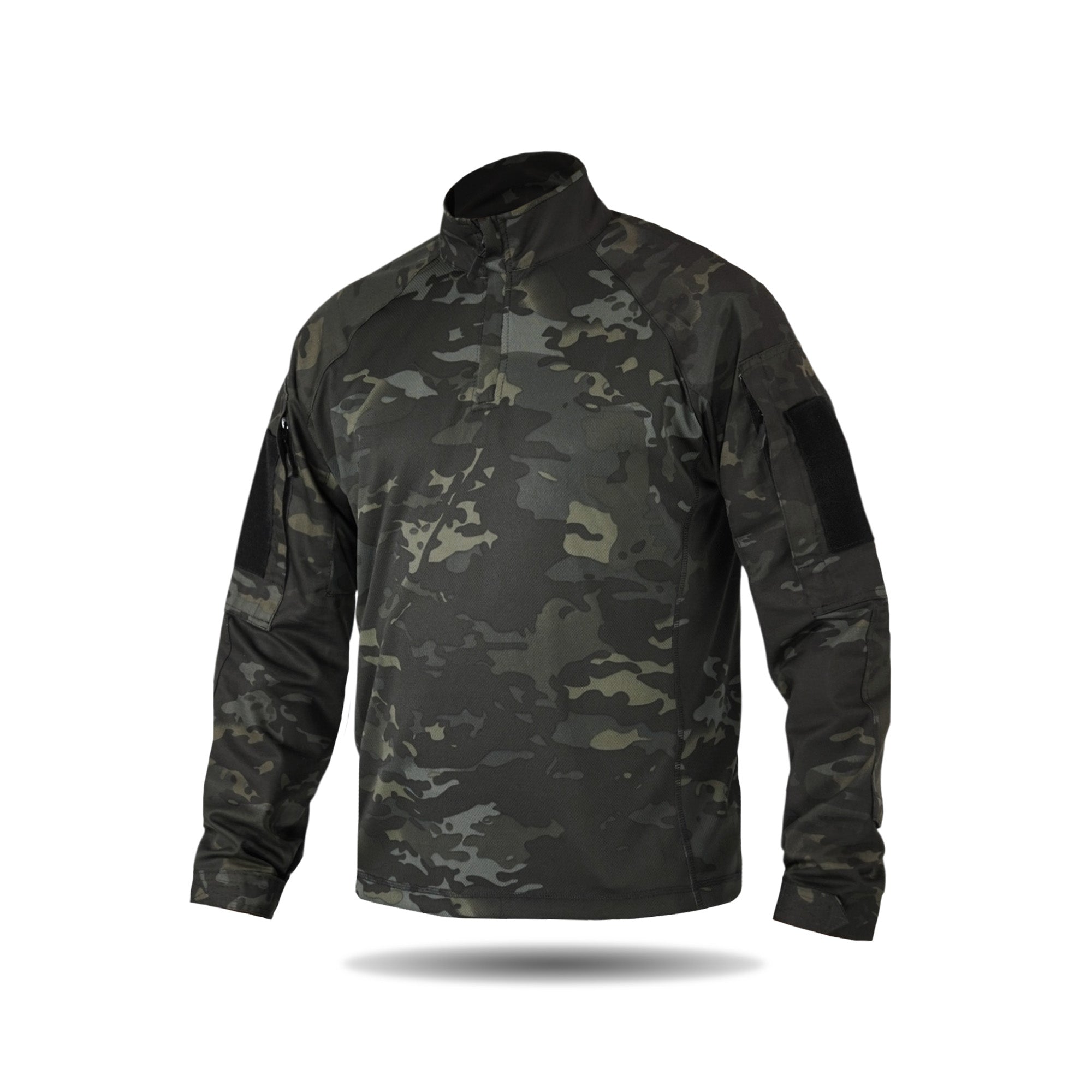 Тактична сорочка УБАКС UA (CoolPass) з довгим рукавом Black Multicam-S