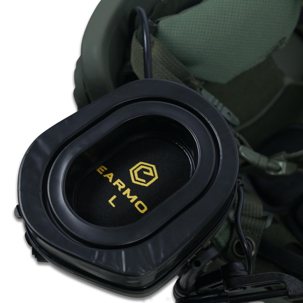 Тактичні навушники EARMOR M32Н PLUS Олива