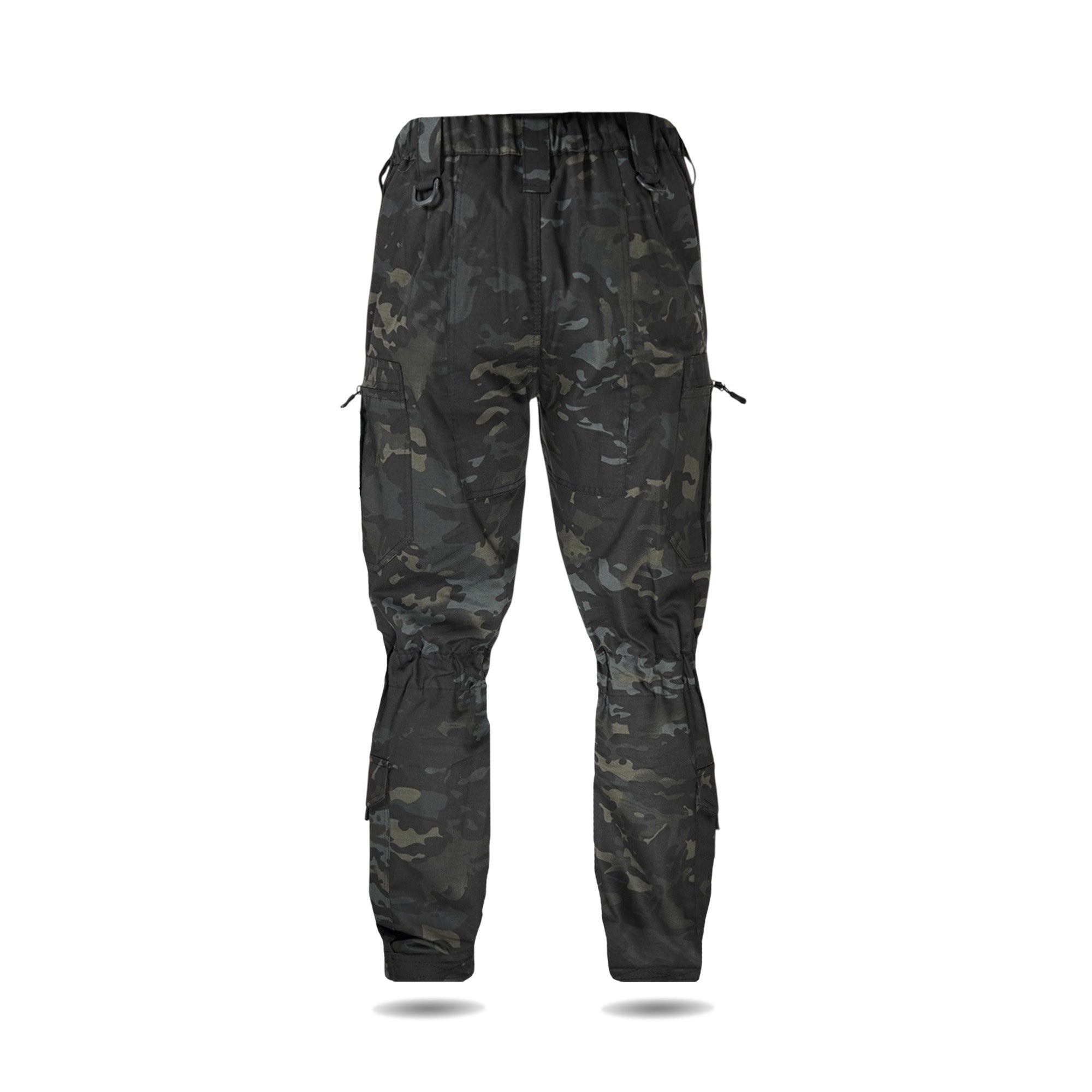 Тактичні штани UA Twill Black Multicam з посиленими колінами та 8 кишенями (S)