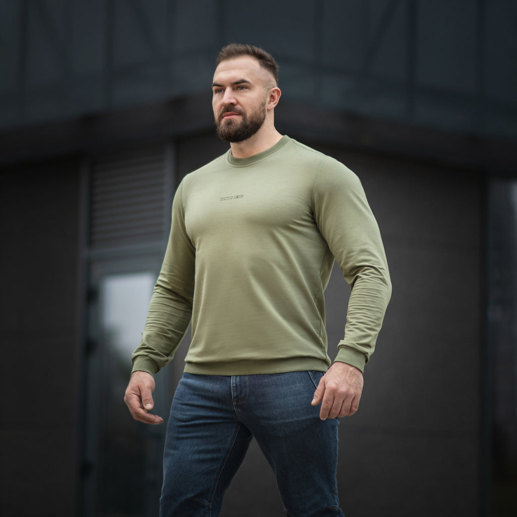 M-Tac світшот Born by Revolution Light Olive
