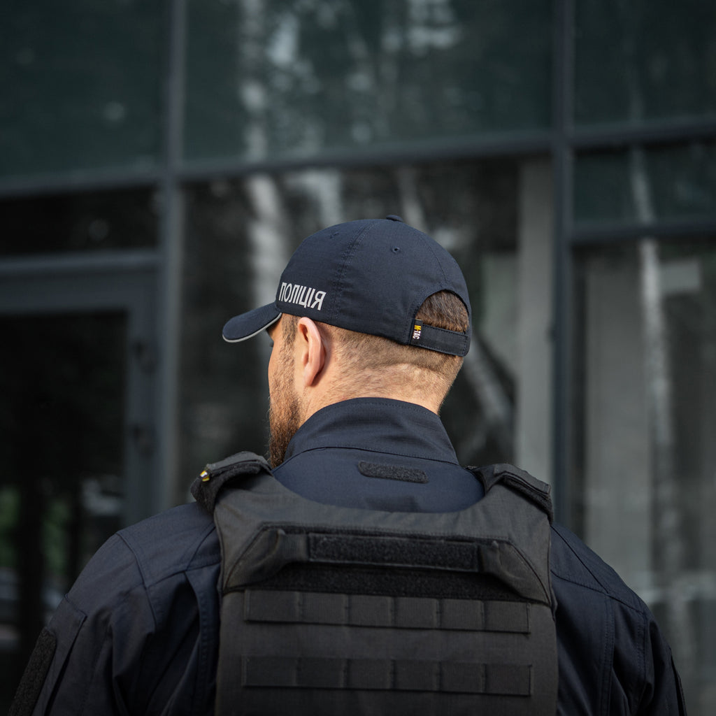 M-Tac бейсболка Поліція Elite Flex рип-стоп Dark Navy Blue
