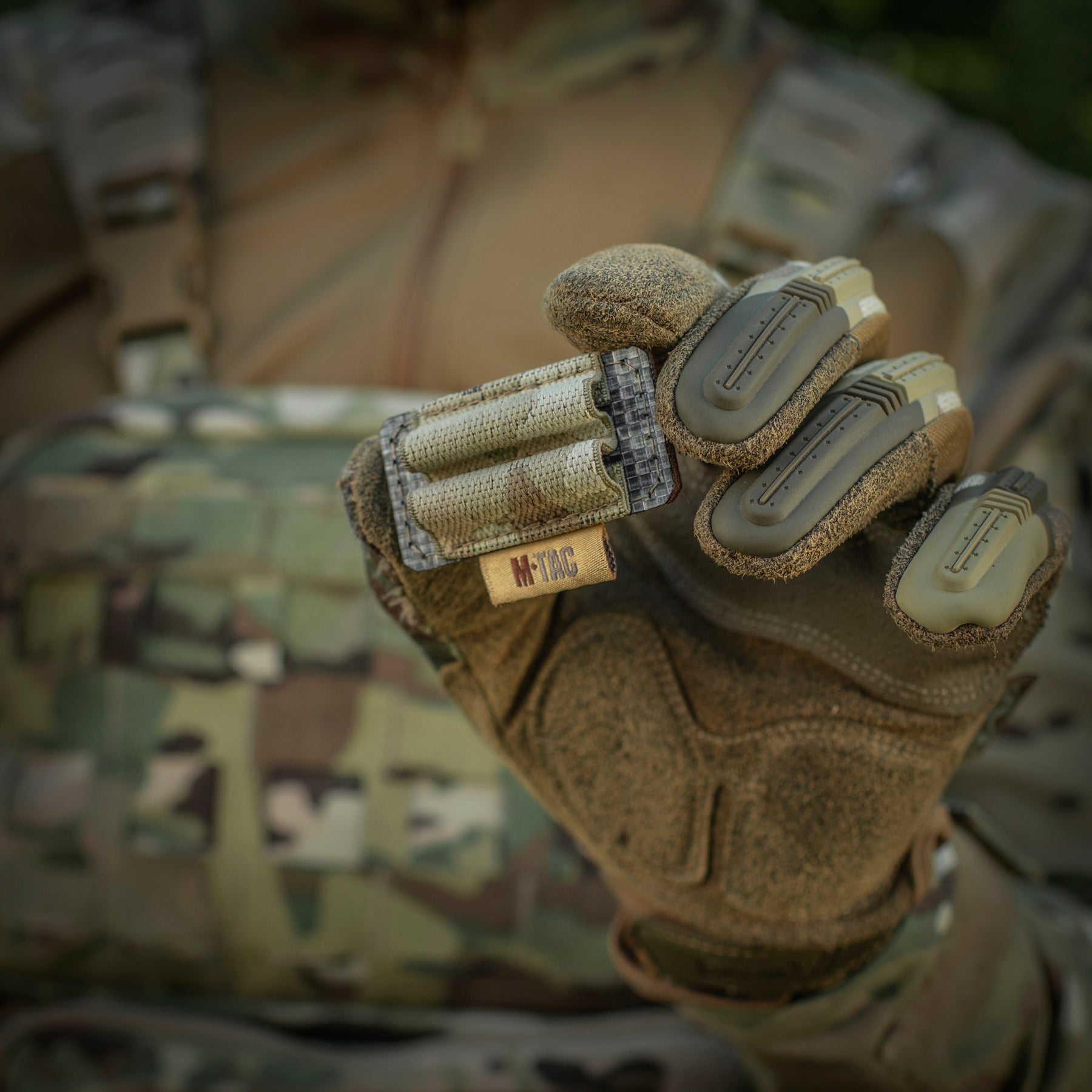 M-Tac Патронташ на липучці для 2-х патронів кал. 308 Multicam