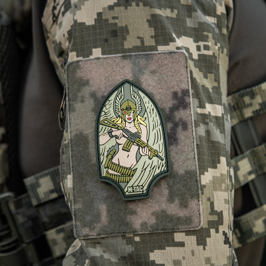 M-Tac нашивка Піка Валькірія PVC olive