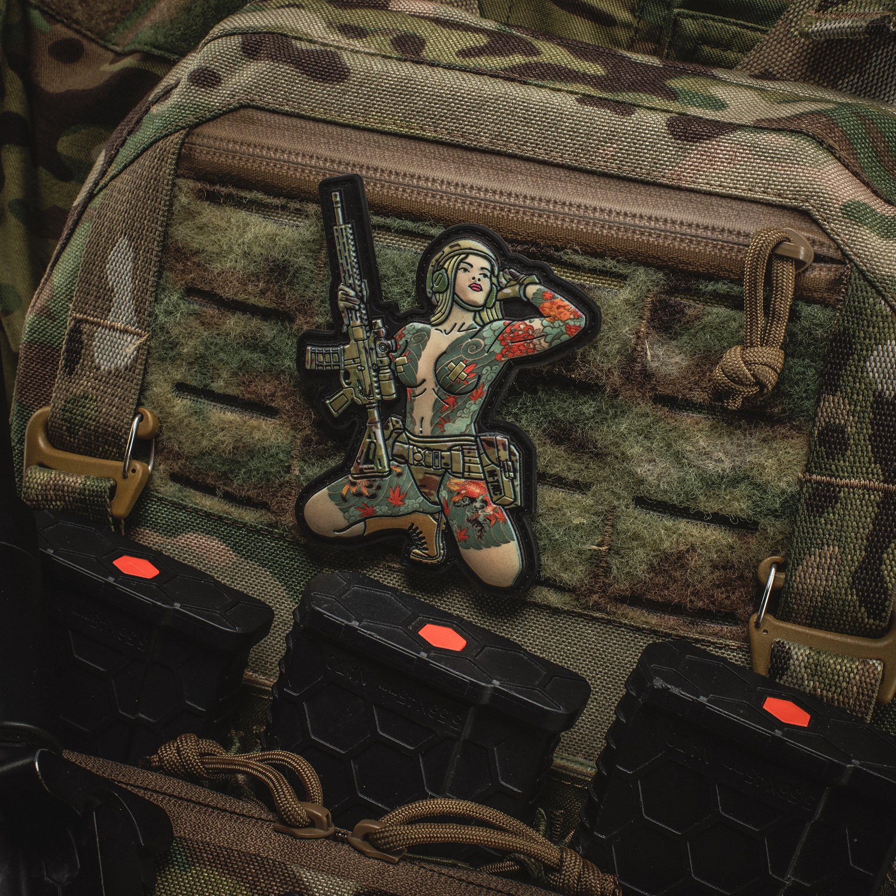 M-Tac нашивка Tactical girl Якудза PVC MC