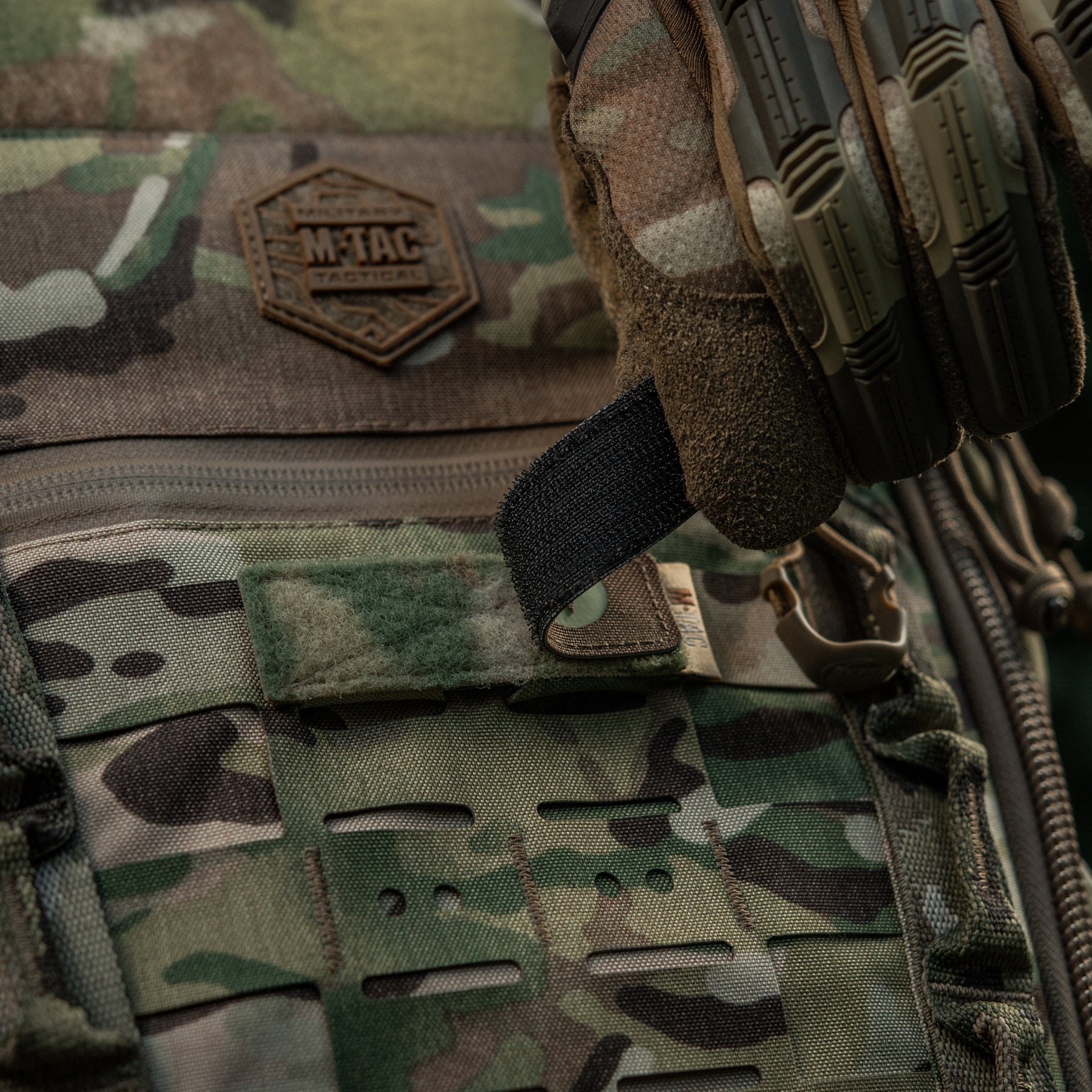 M-Tac панель для нашивок на MOLLE 80x26 Multicam
