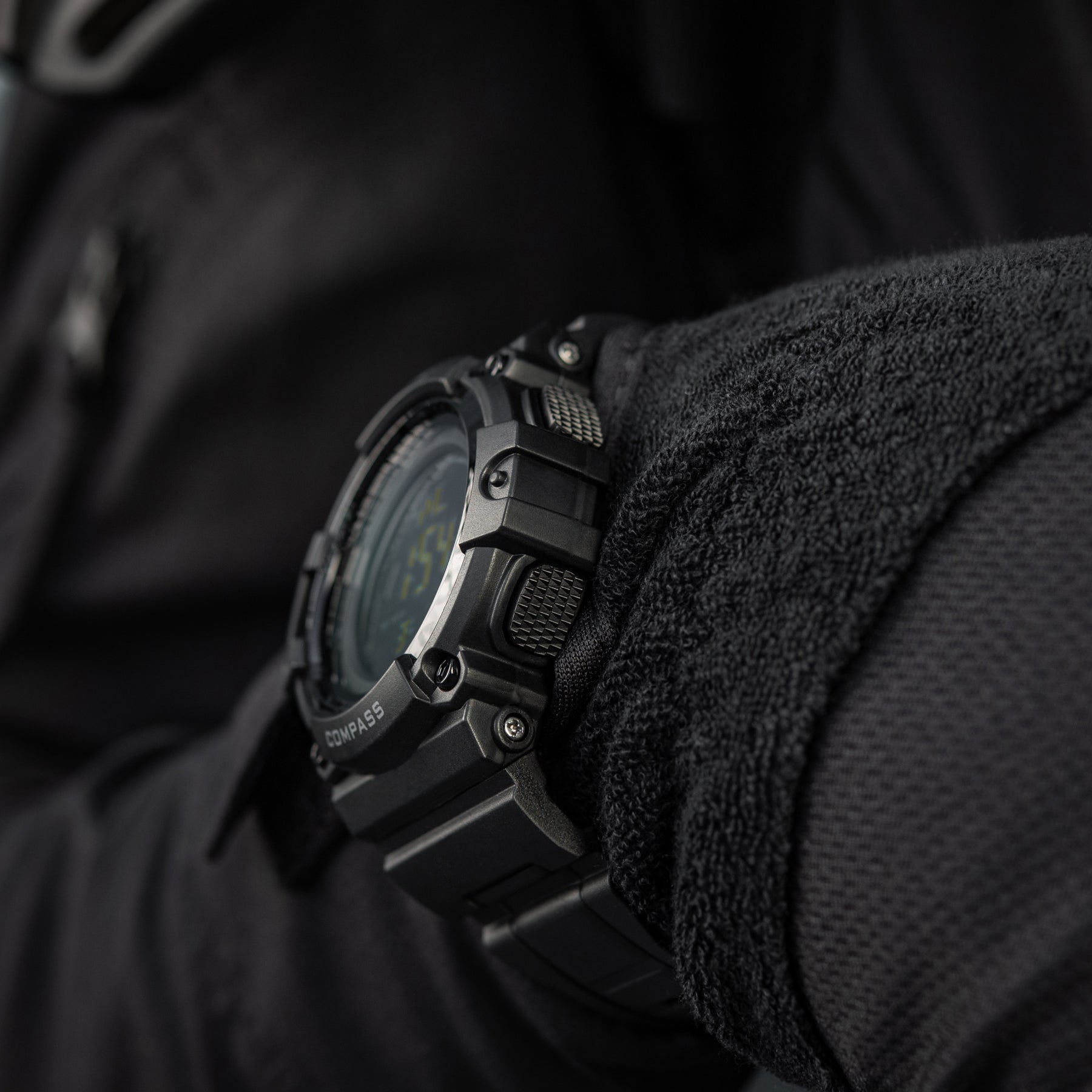 M-Tac годинник тактичний з компасом 2233 Black