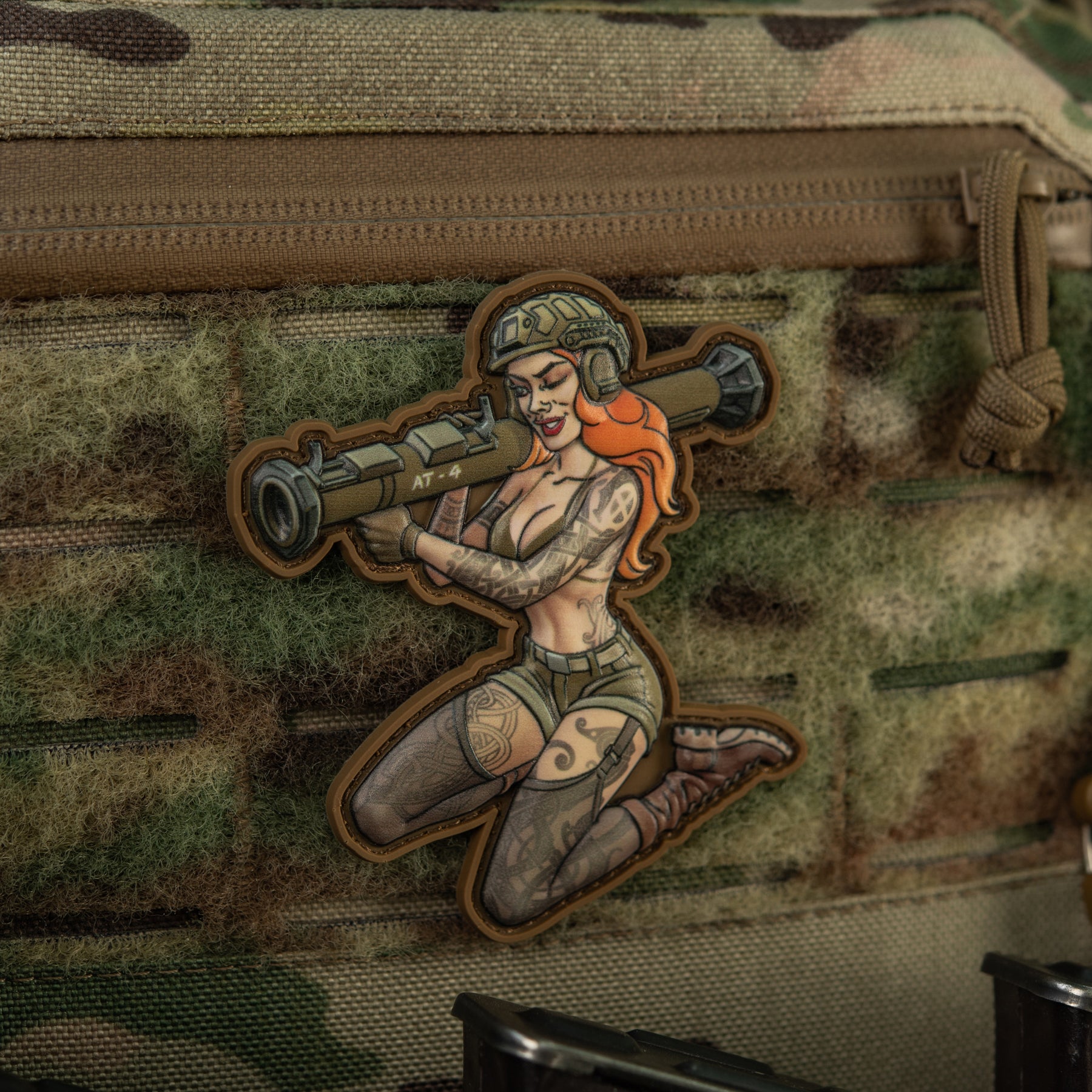 M-Tac нашивка Tactical girl №9 PVC Skandinavik