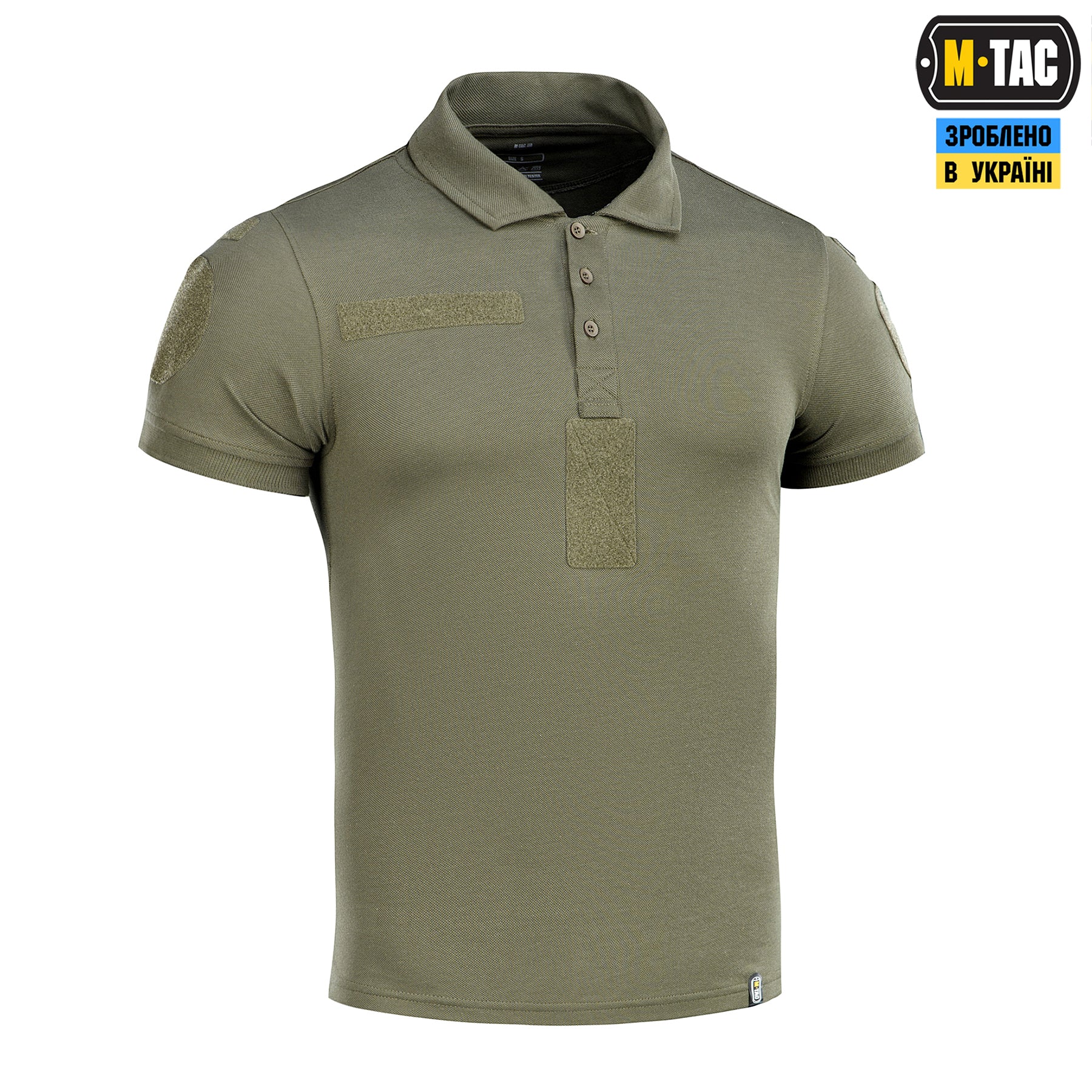 M-Tac поло НГУ з світловідбивним написом 65/35 Army Olive