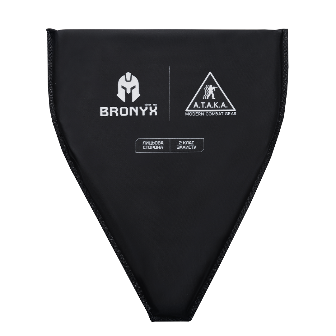 Балістична вставка в трикутний напашник 2 клас захисту НВМПЕ BRONYX