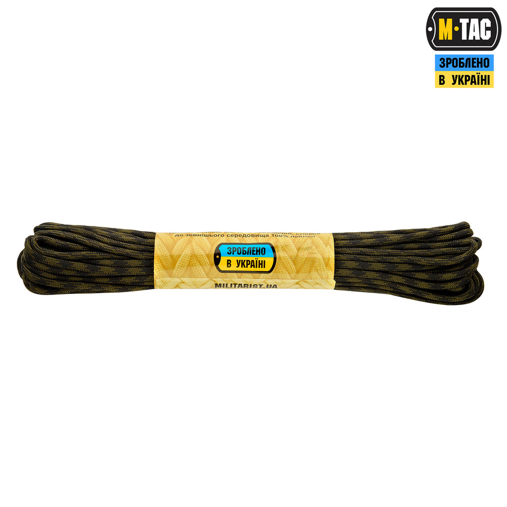 M-Tac паракорд 550 type III Black/Forest 15м