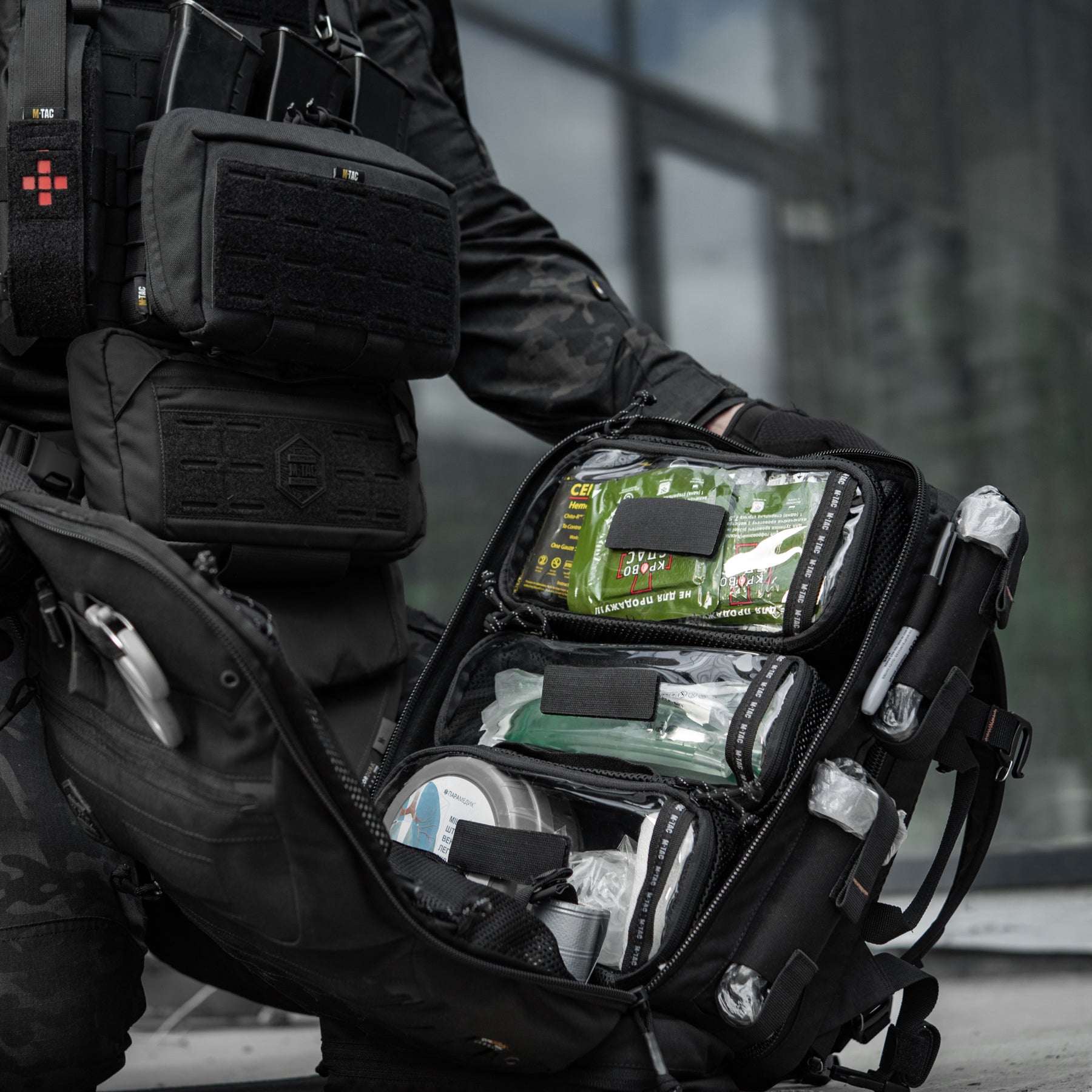 M-Tac наплічник бойового медика Elite Black