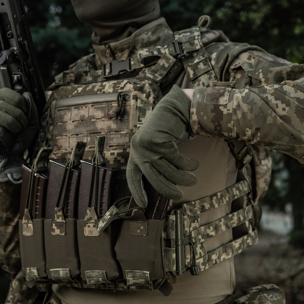 M-Tac рукавички Nomex Sport Leather Olive