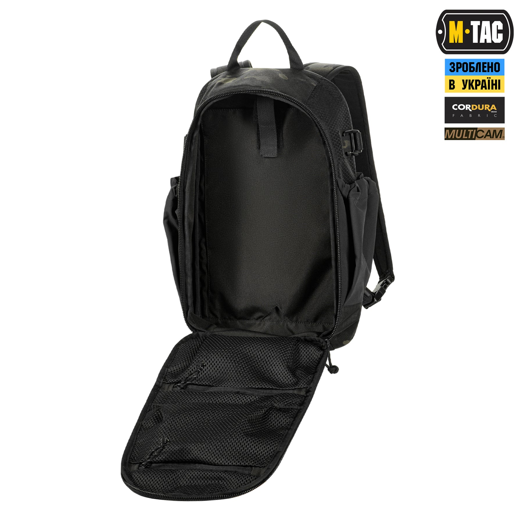 M-Tac рюкзак Sturm з ергономічними лямками Elite Multicam Black