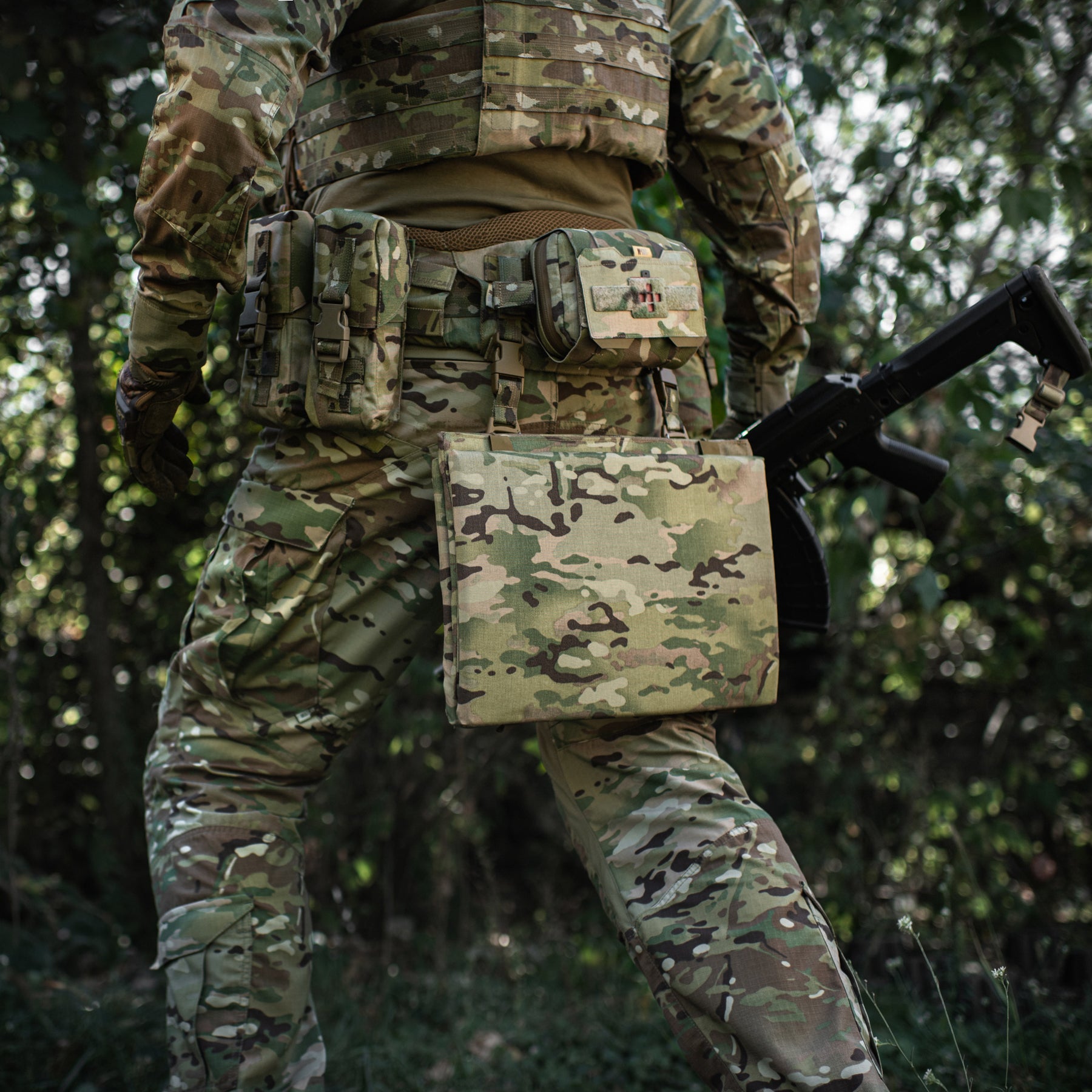 M-Tac килимок для сидіння трьохсекційний з балістичним пакетом 1 клас (BRONYX) Multicam
