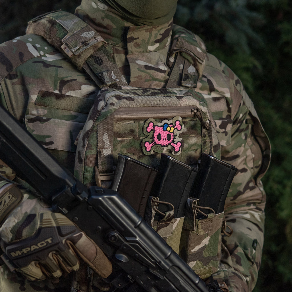 M-Tac нашивка KITTY (вишивка) Pink/Multicam