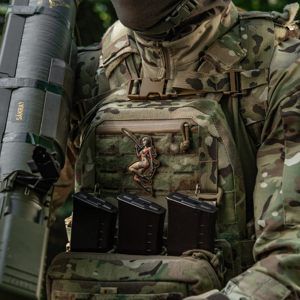 M-Tac нашивка Tactical girl №9 RPG PVC