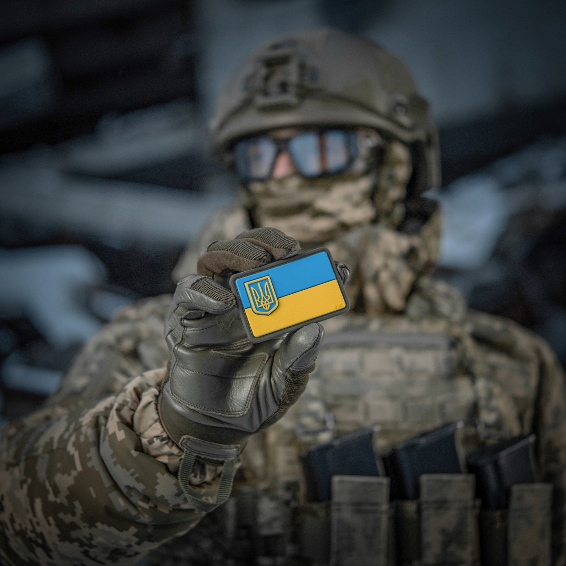 M-Tac нашивка прапор України з гербом PVC