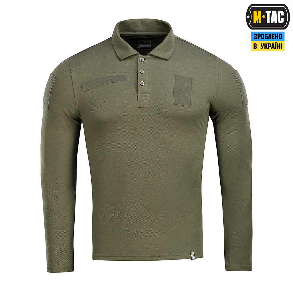 M-Tac поло тактичне довгий рукав 65/35 Army Olive