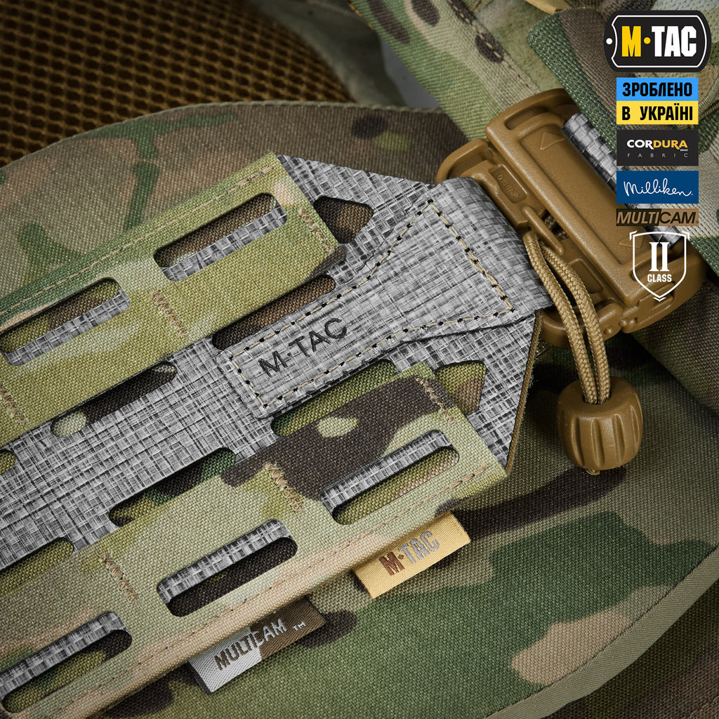 M-Tac плитоноска Cuirass Tiger Elite 2 клас захисту (розмір плити L) Multicam