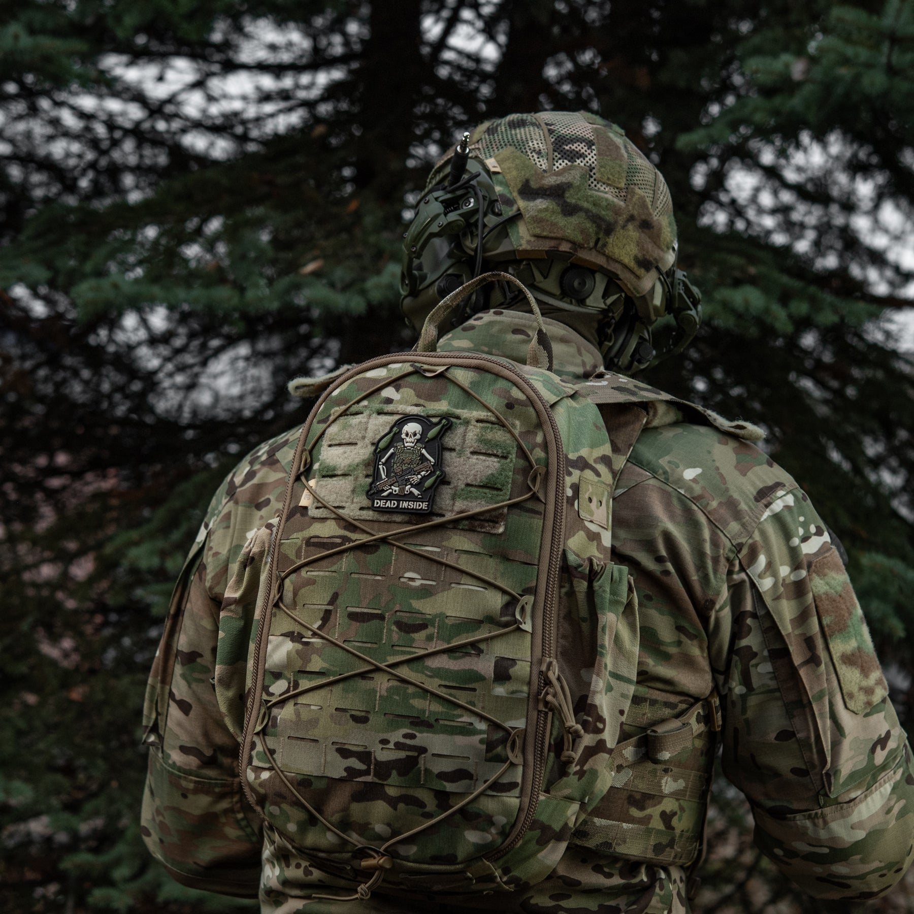 M-Tac нашивка Dead Inside Black/Olive