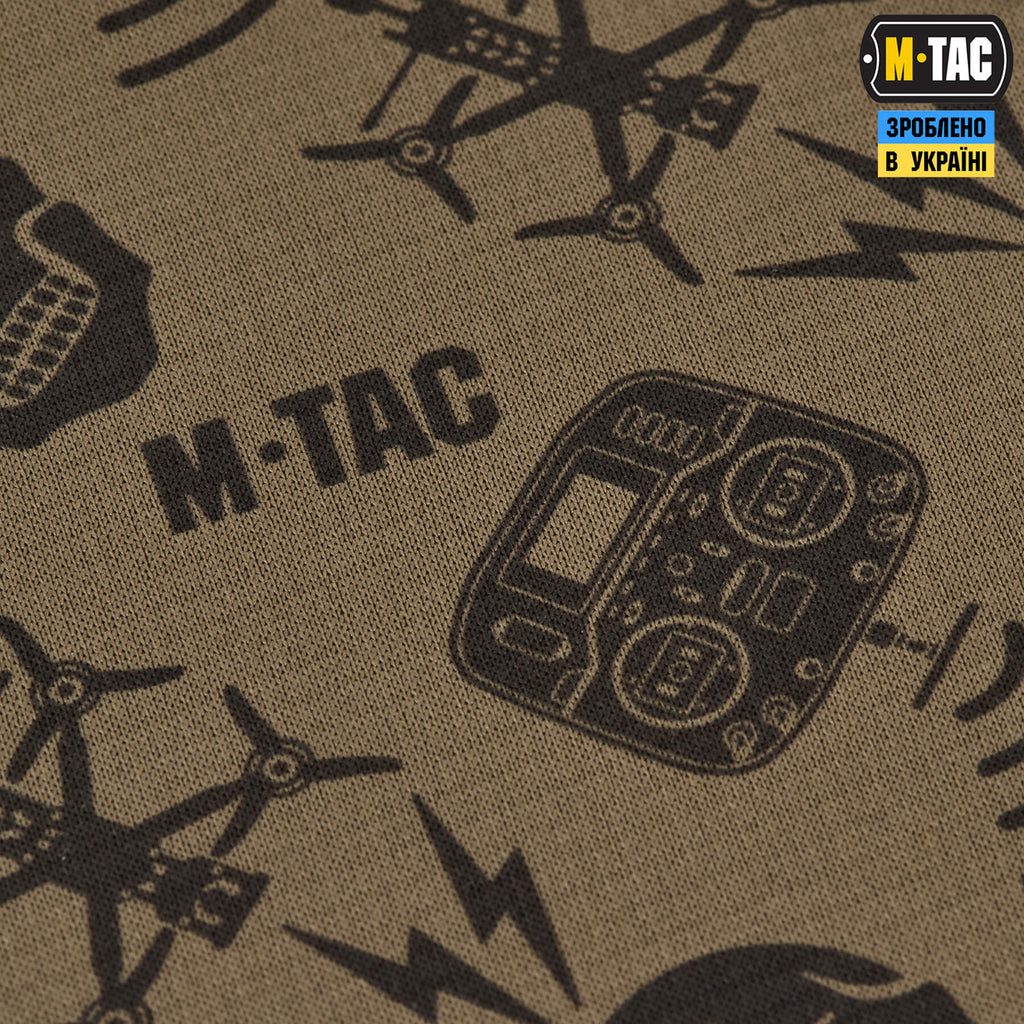 M-Tac шарф-труба мікрофліс Drone Pattern Tan