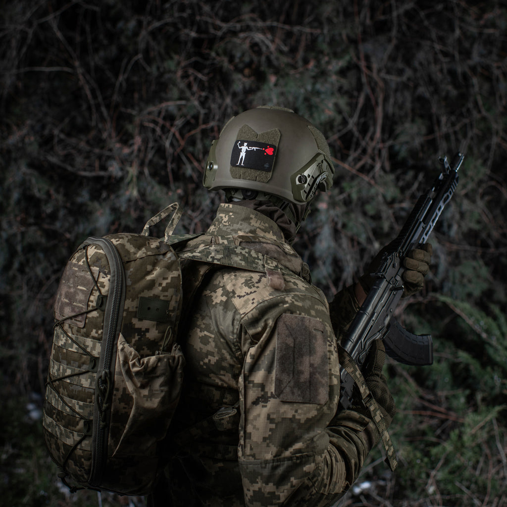 M-Tac нашивка прапор Чорна Борода АК-74 Black