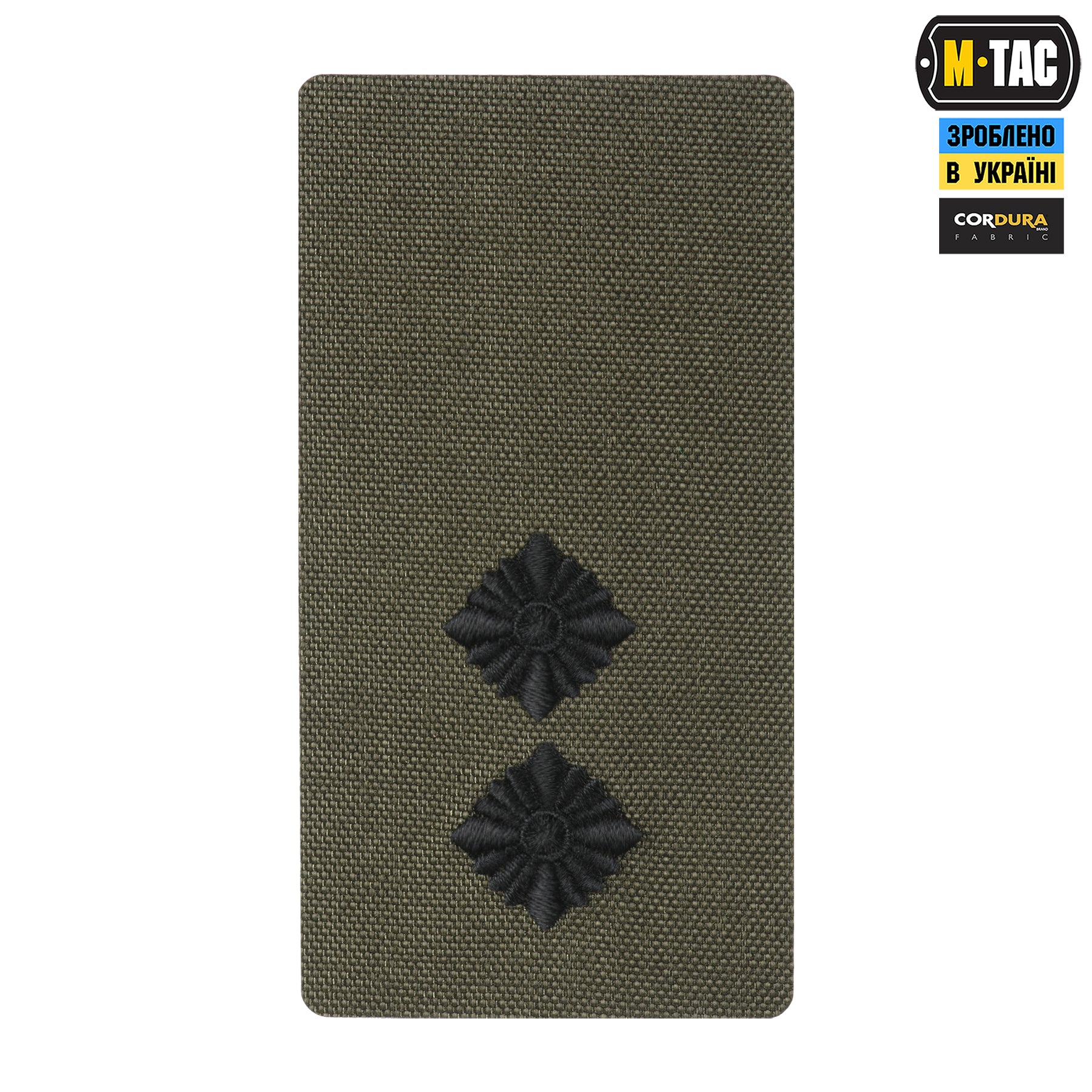 M-Tac погон на липучці лейтенант (вишивка) Ranger Green