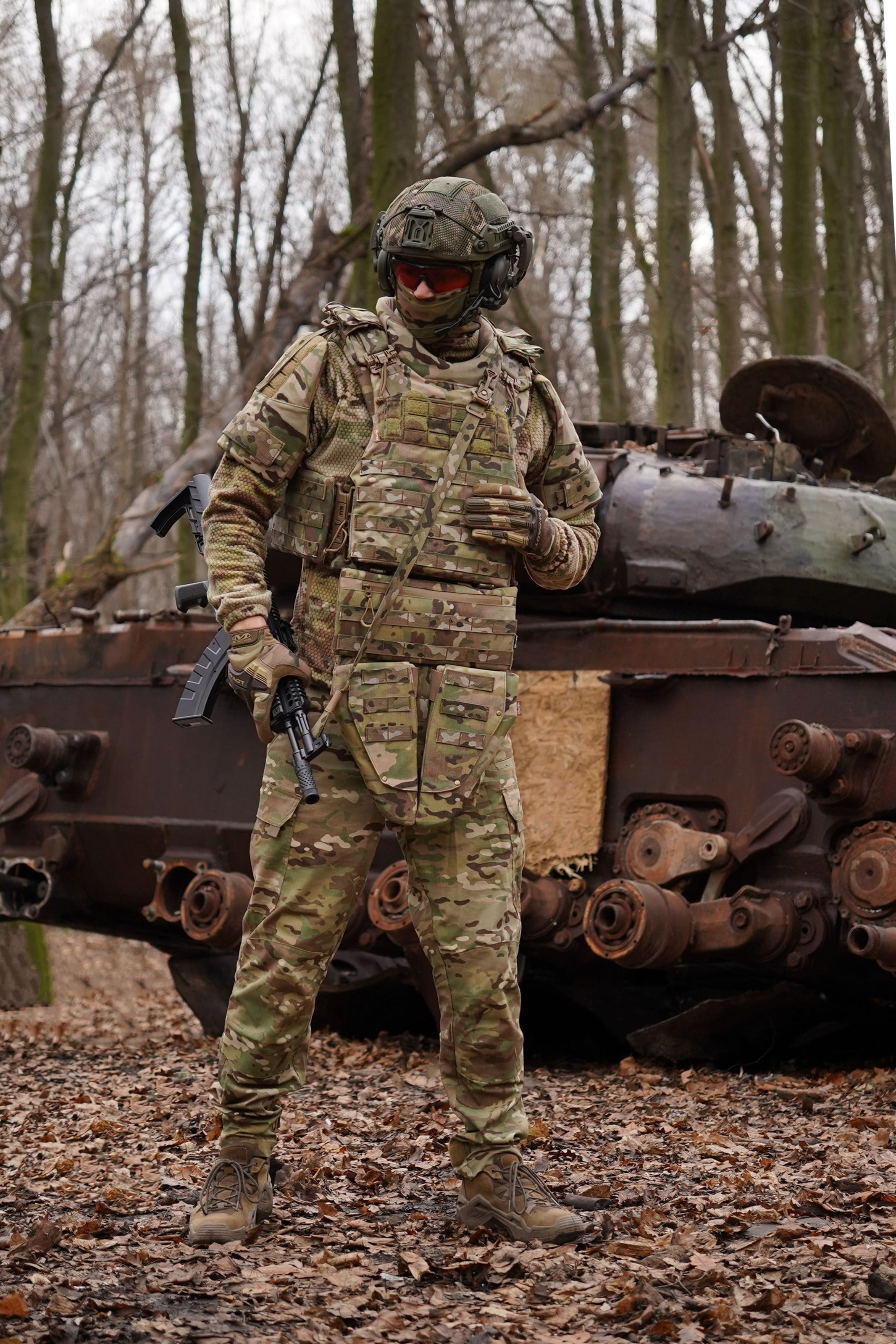 Захист плечей з балістичним пакетом 1 клас захисту Militex cordura USA Multicam