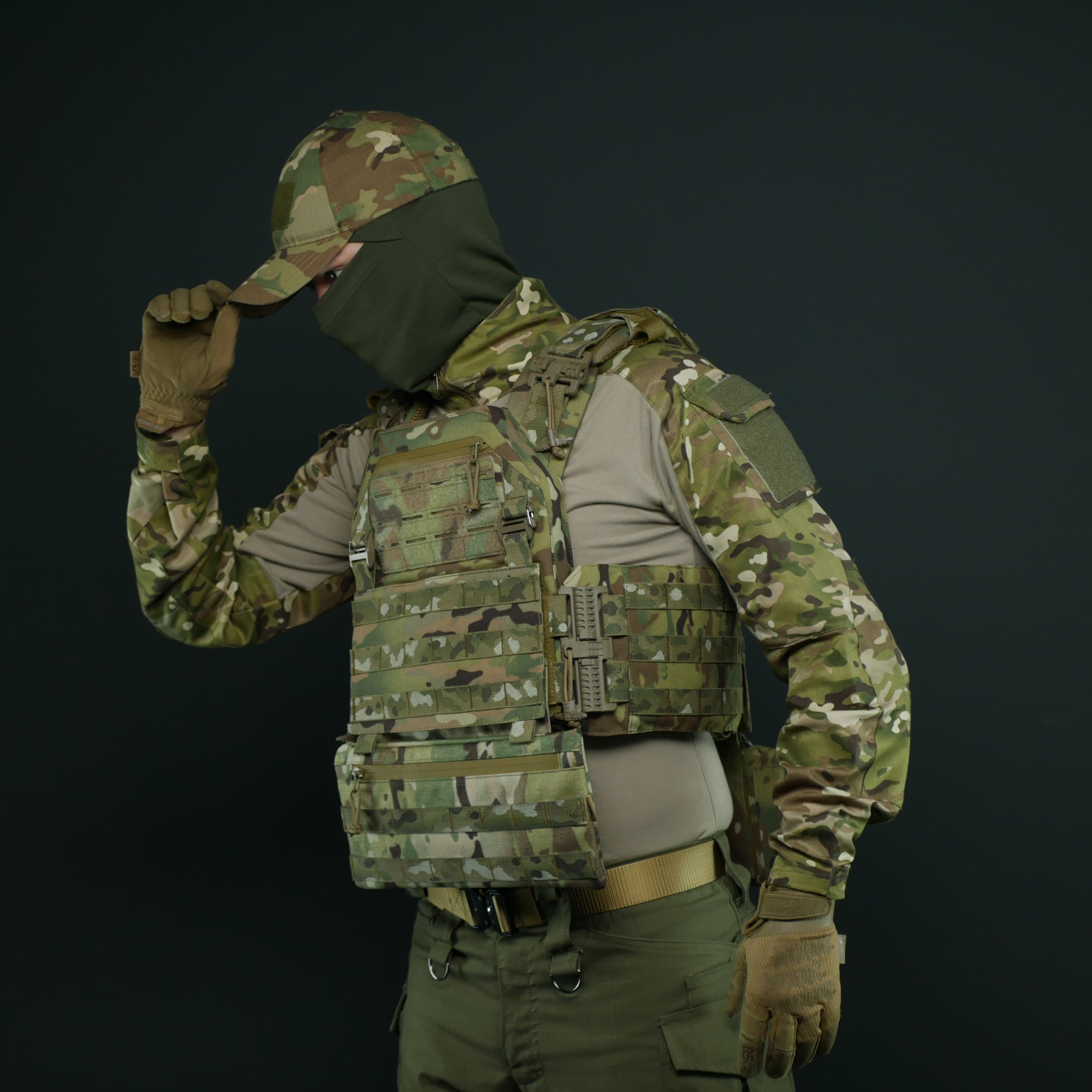 Захист живота Gen.2 з балістичним захистом 2 класу Militex Cordura original USA Мультикам