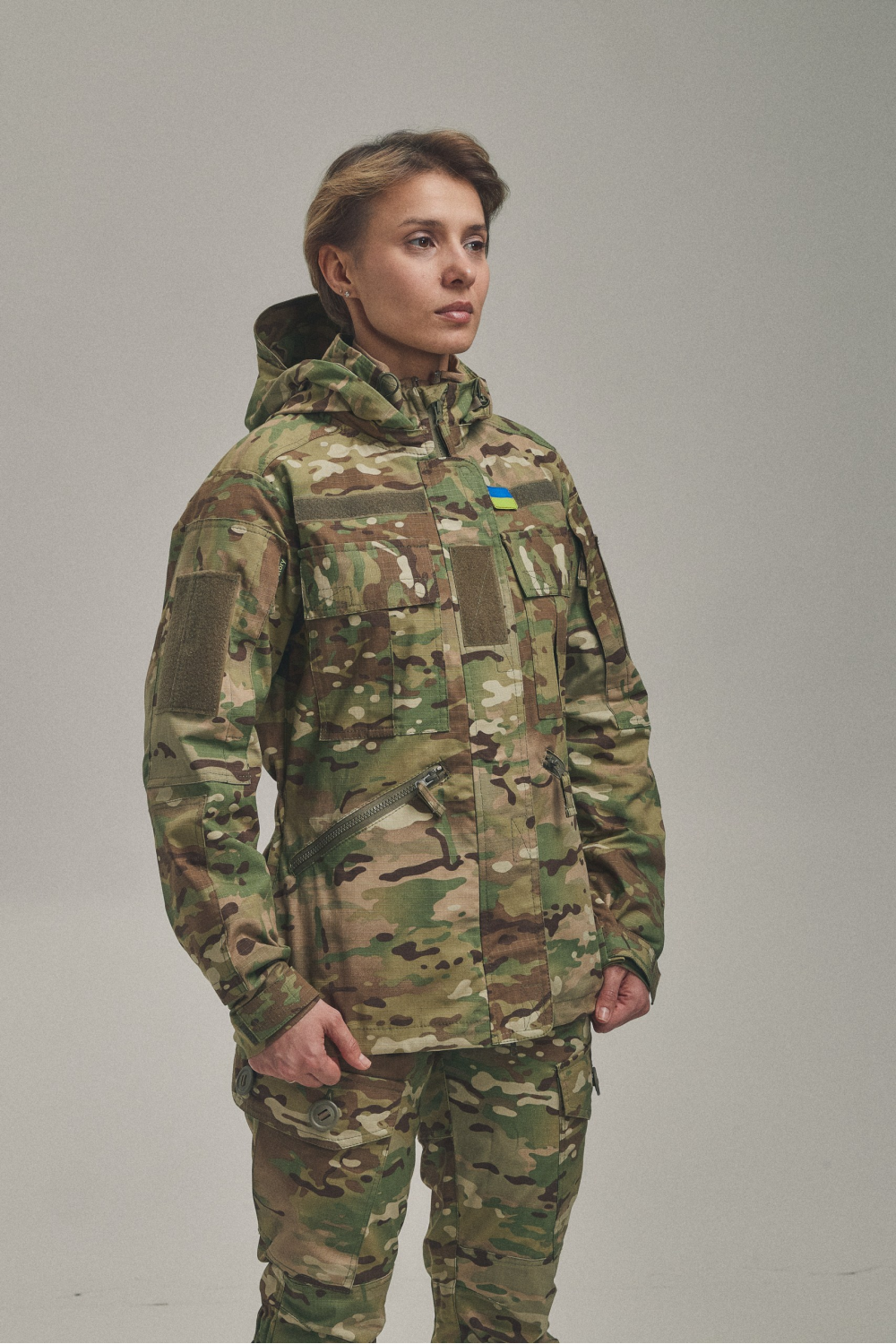 Жіноча тактична куртка FC Combat Fit, мультикам
