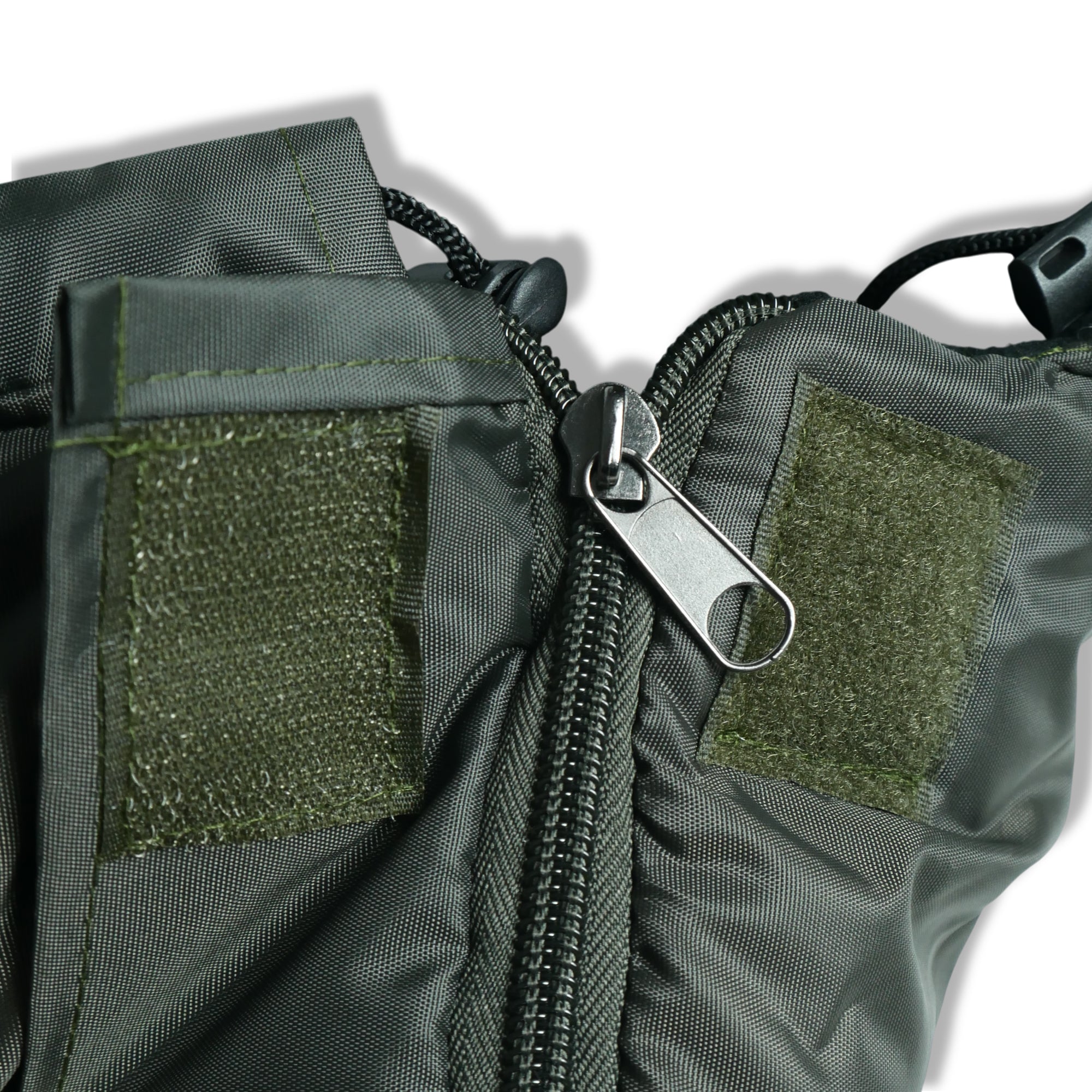 Зимовий спальний мішок Kiborg "Alfa Fleece" -20°C олива (85x210)